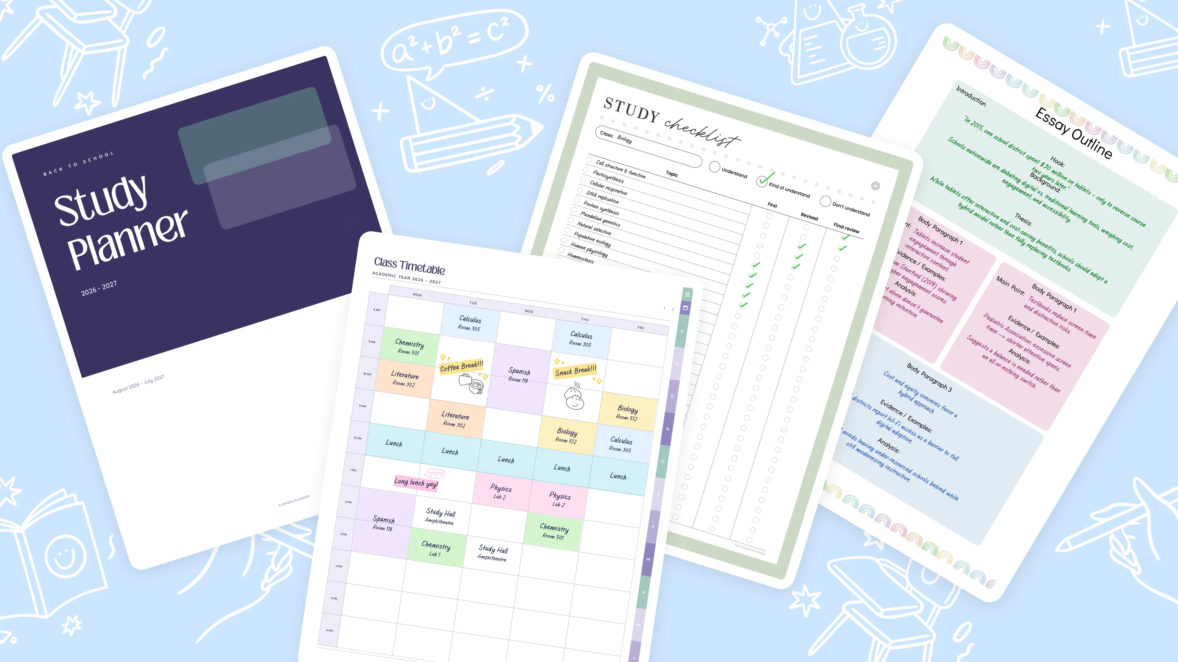 New Semester, New Templates! landscape event card