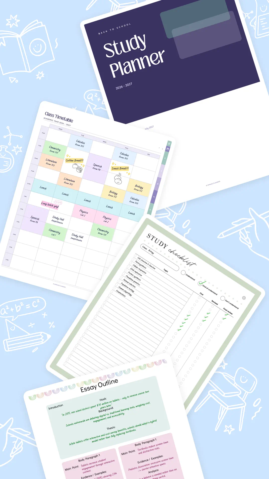 New Semester, New Templates! portrait event card
