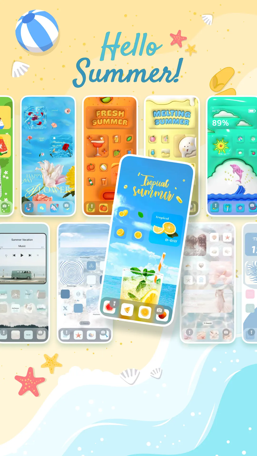 Themes Full of Summer Vibes portrait event card