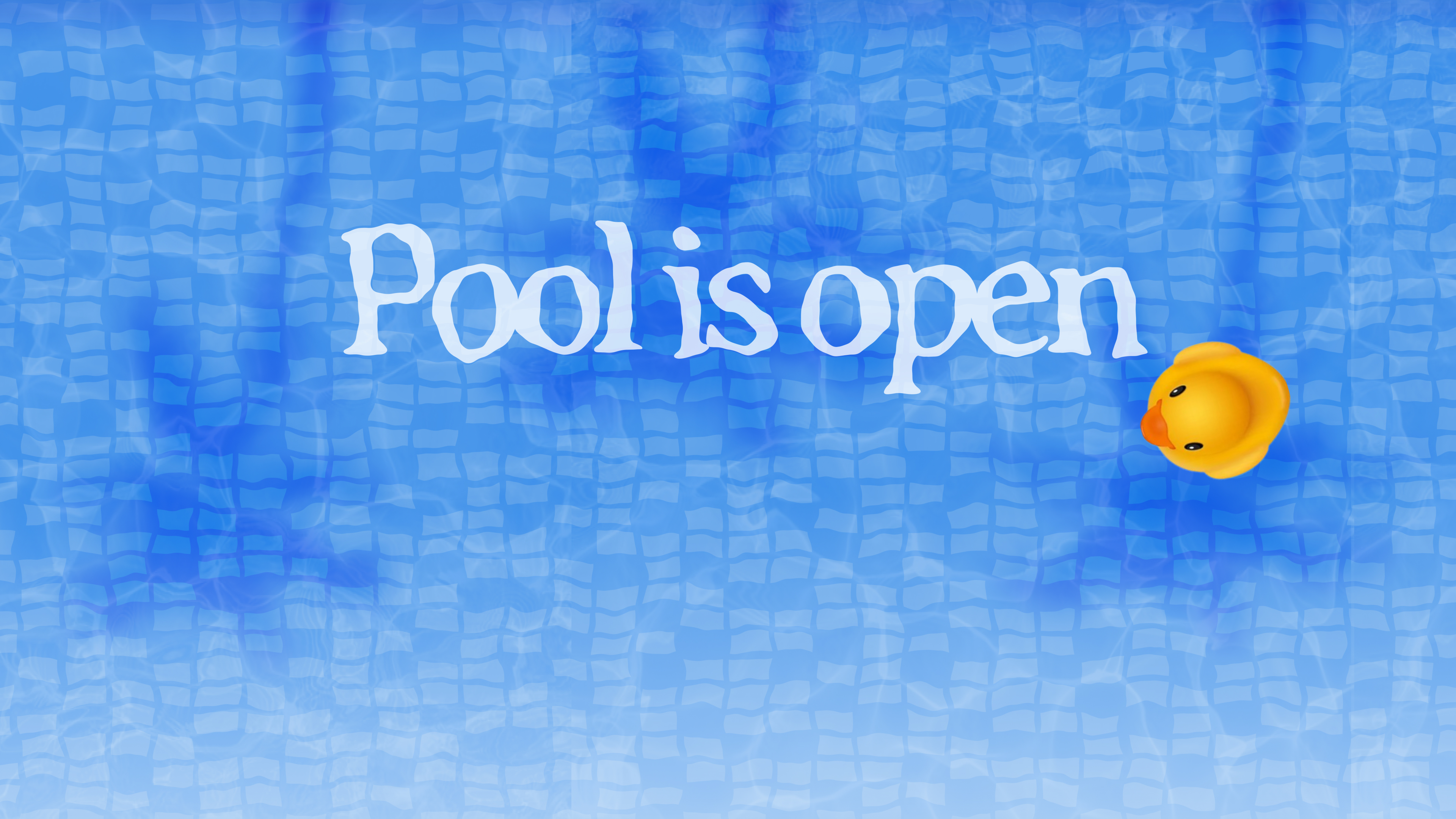 Pool is now open to anyone landscape event card