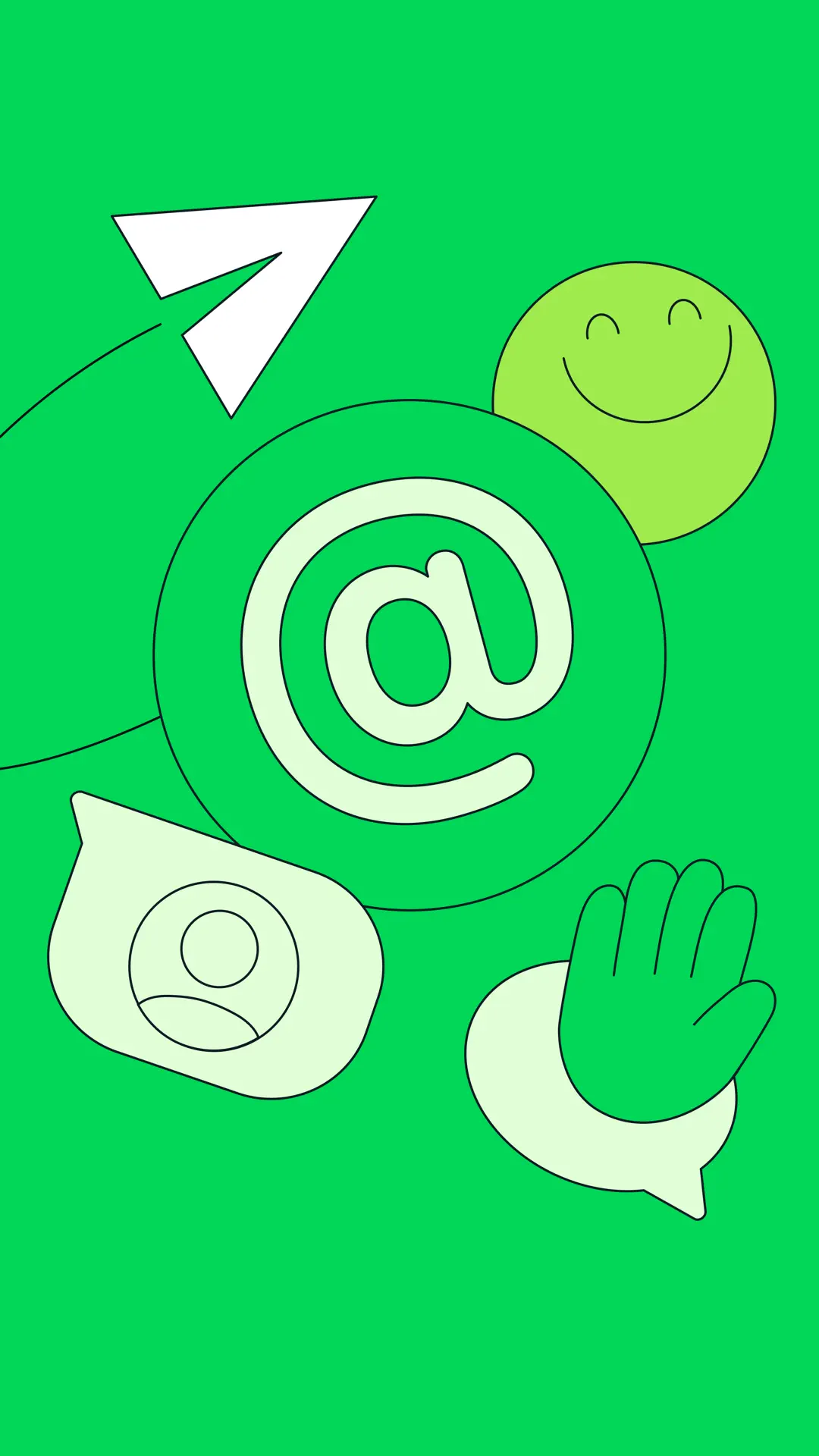 WhatsApp Usernames portrait event card
