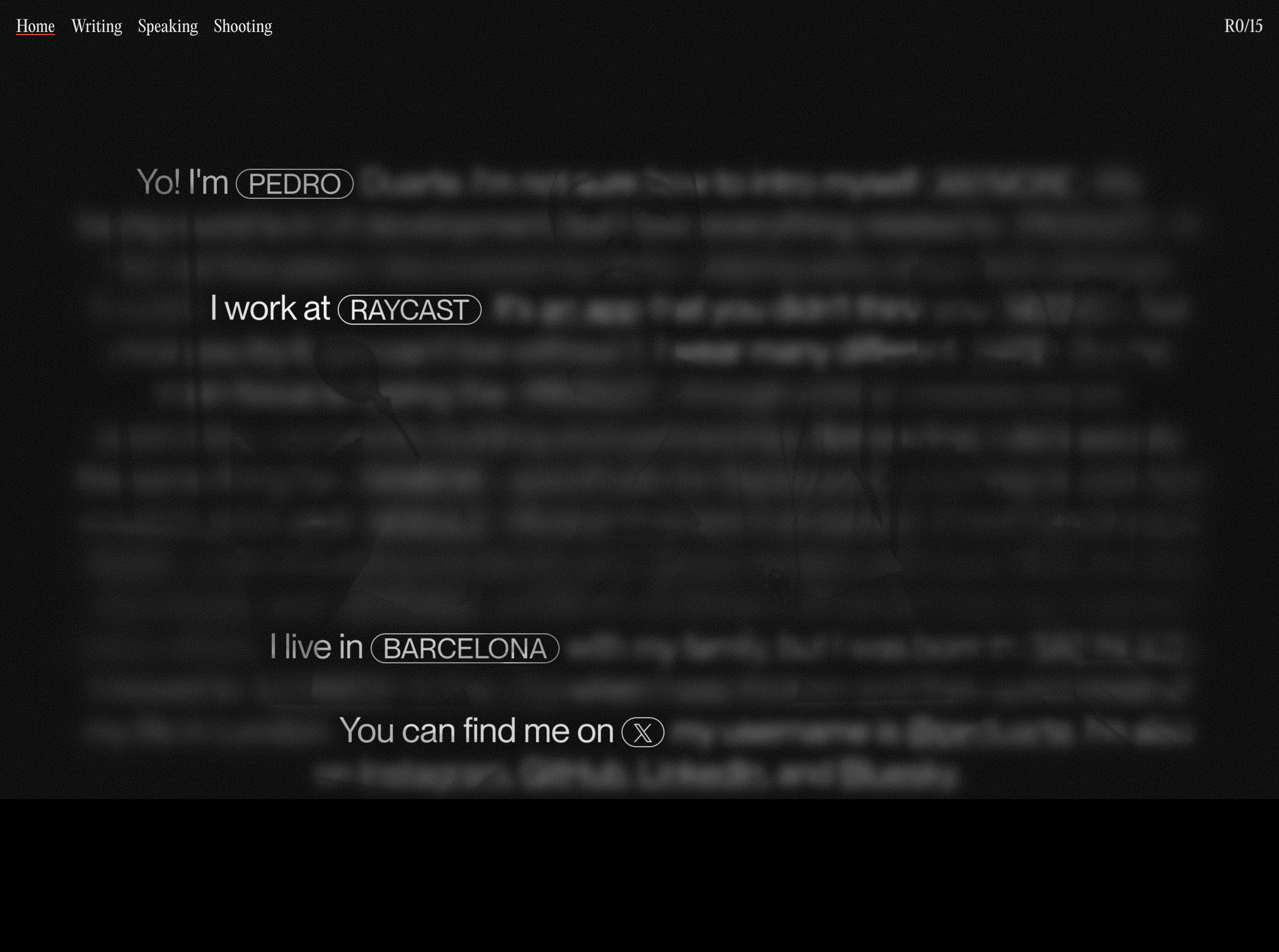Pedro Duarte's Personal Website