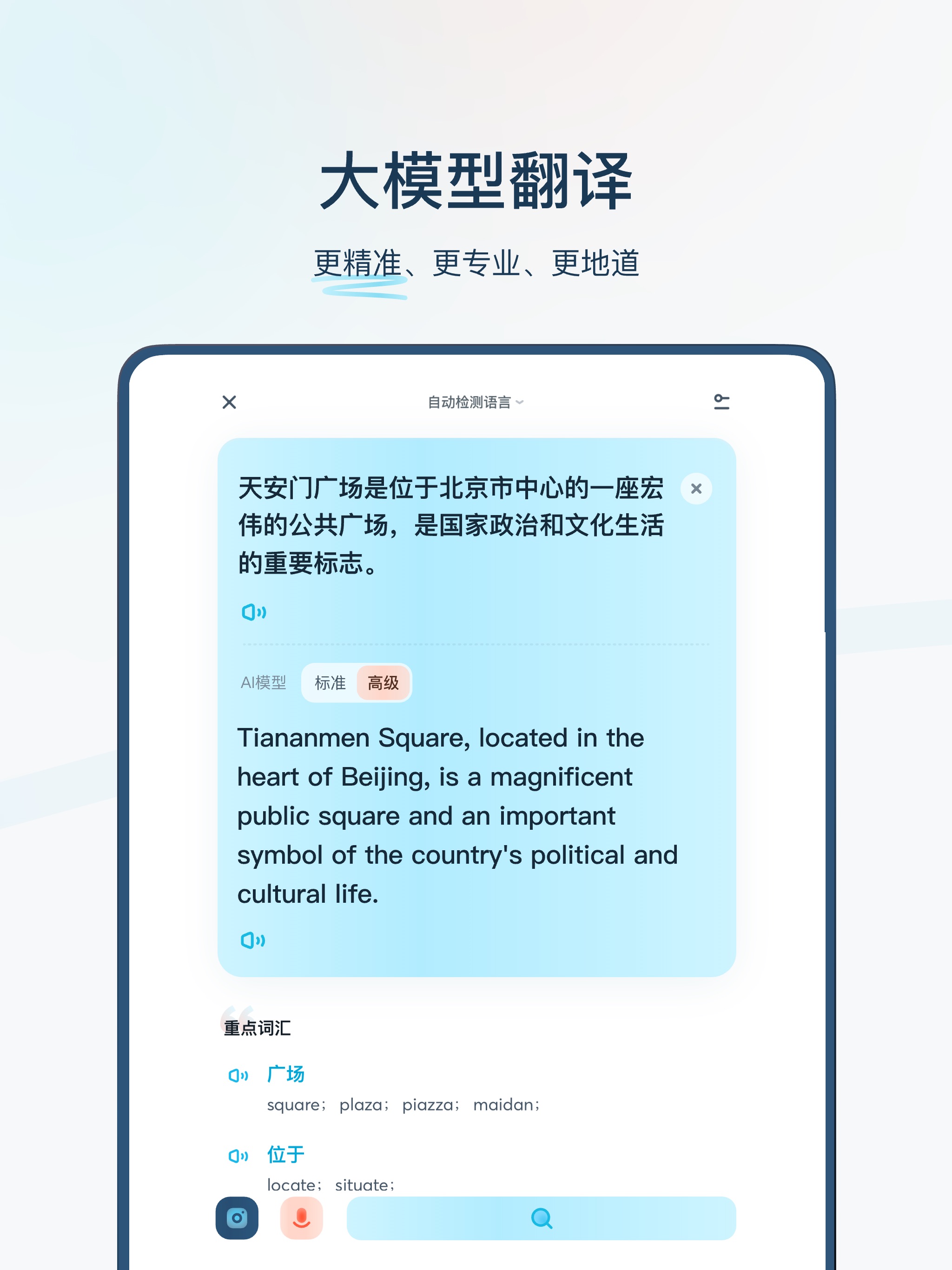 有道翻译官-107种语言翻译 iPad screenshot 2