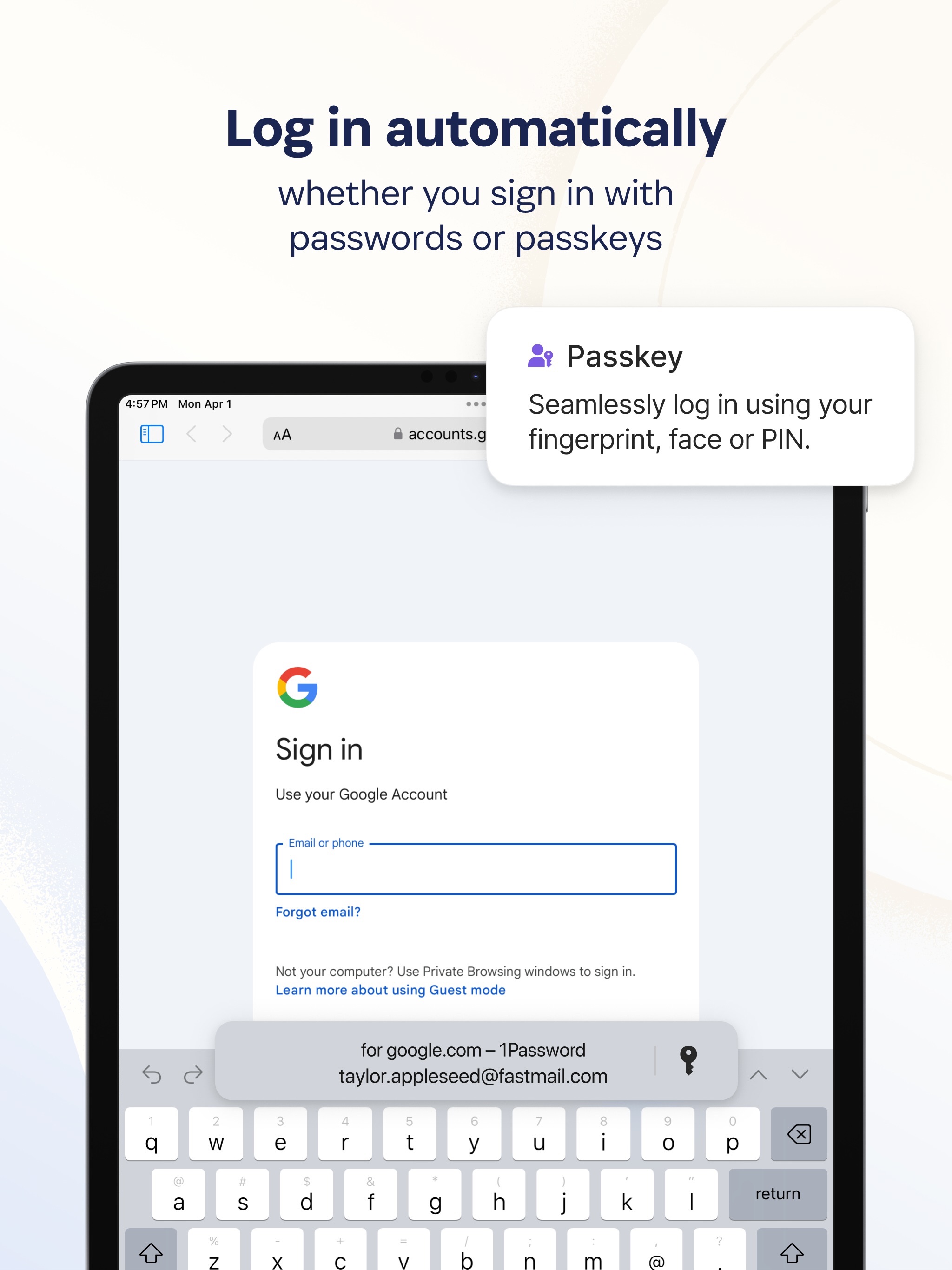 1Password: Password Manager iPad screenshot 3