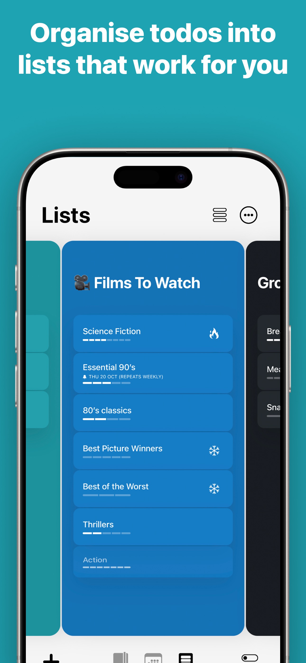 Actions iPhone screenshot 3