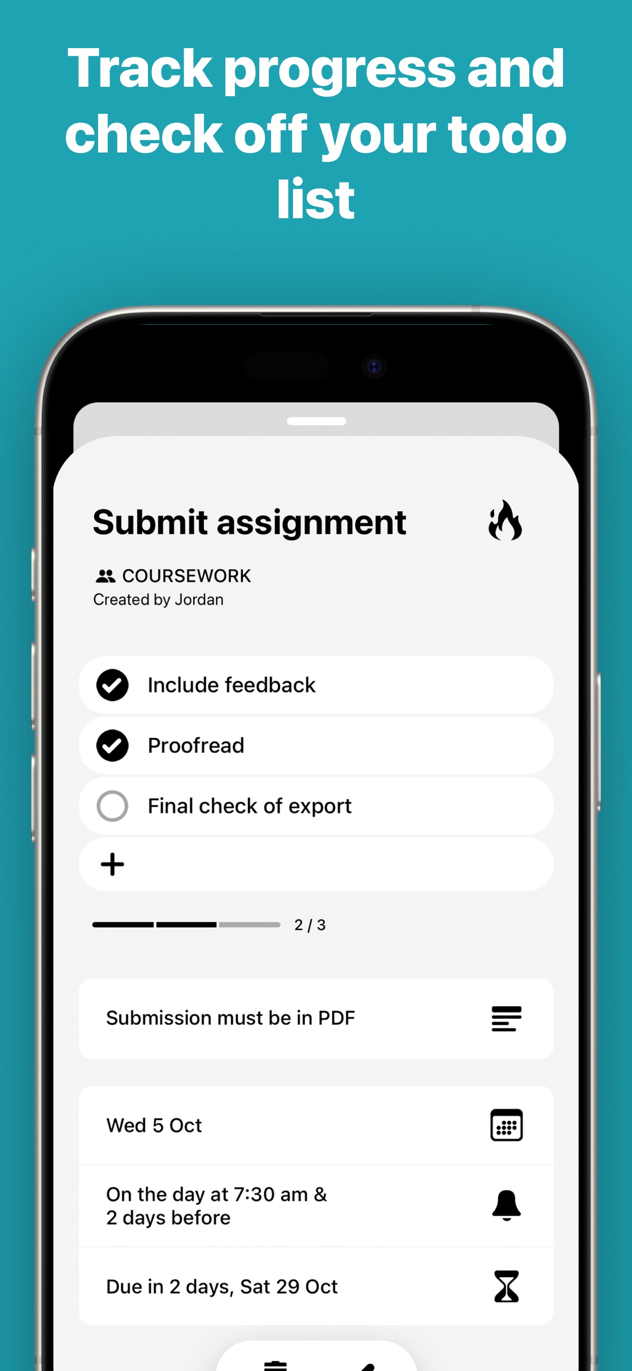 Actions iPhone screenshot 4