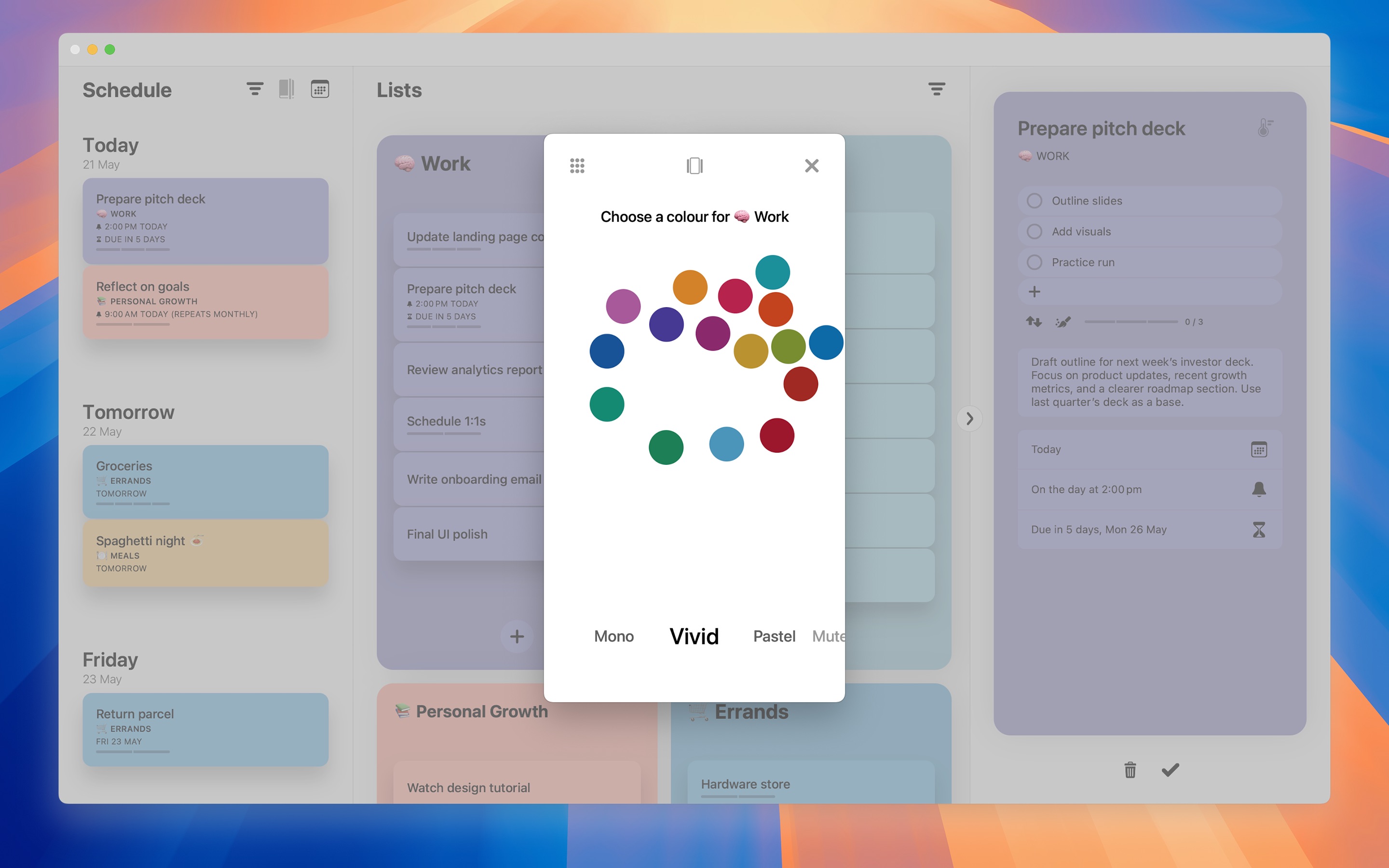 Actions Mac screenshot 3