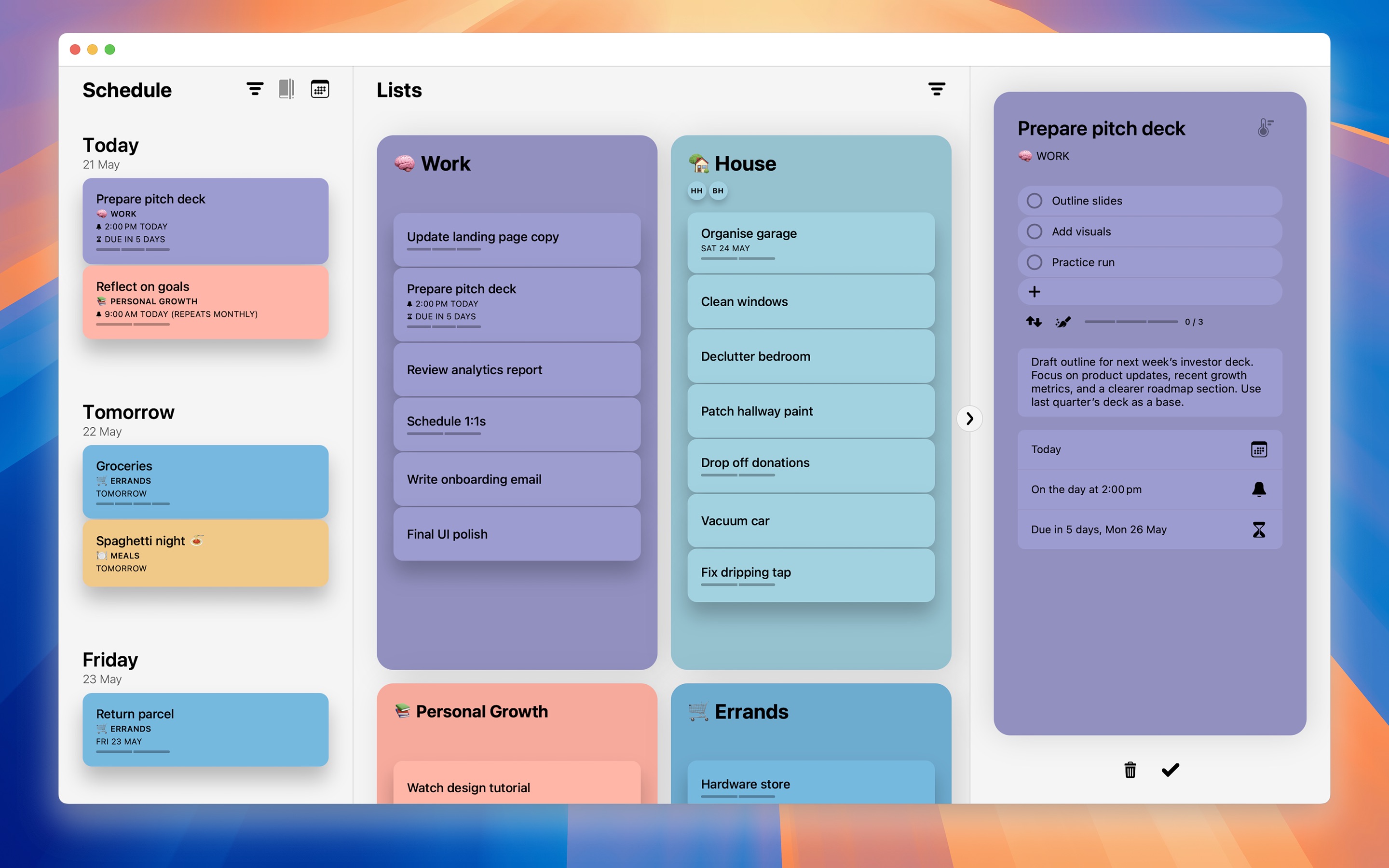 Actions Mac screenshot 4