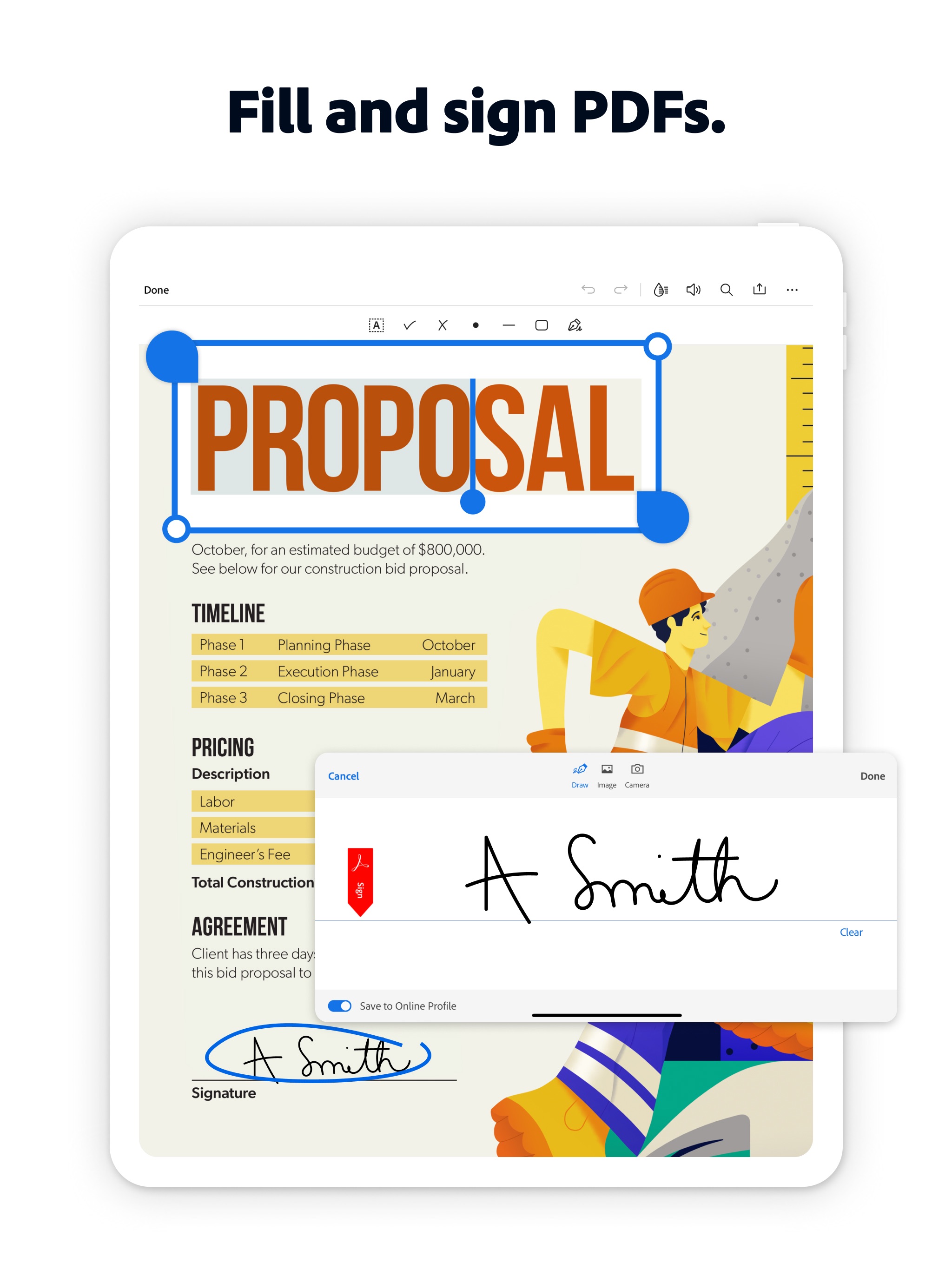 Adobe Acrobat Reader: Edit PDF iPad screenshot 3