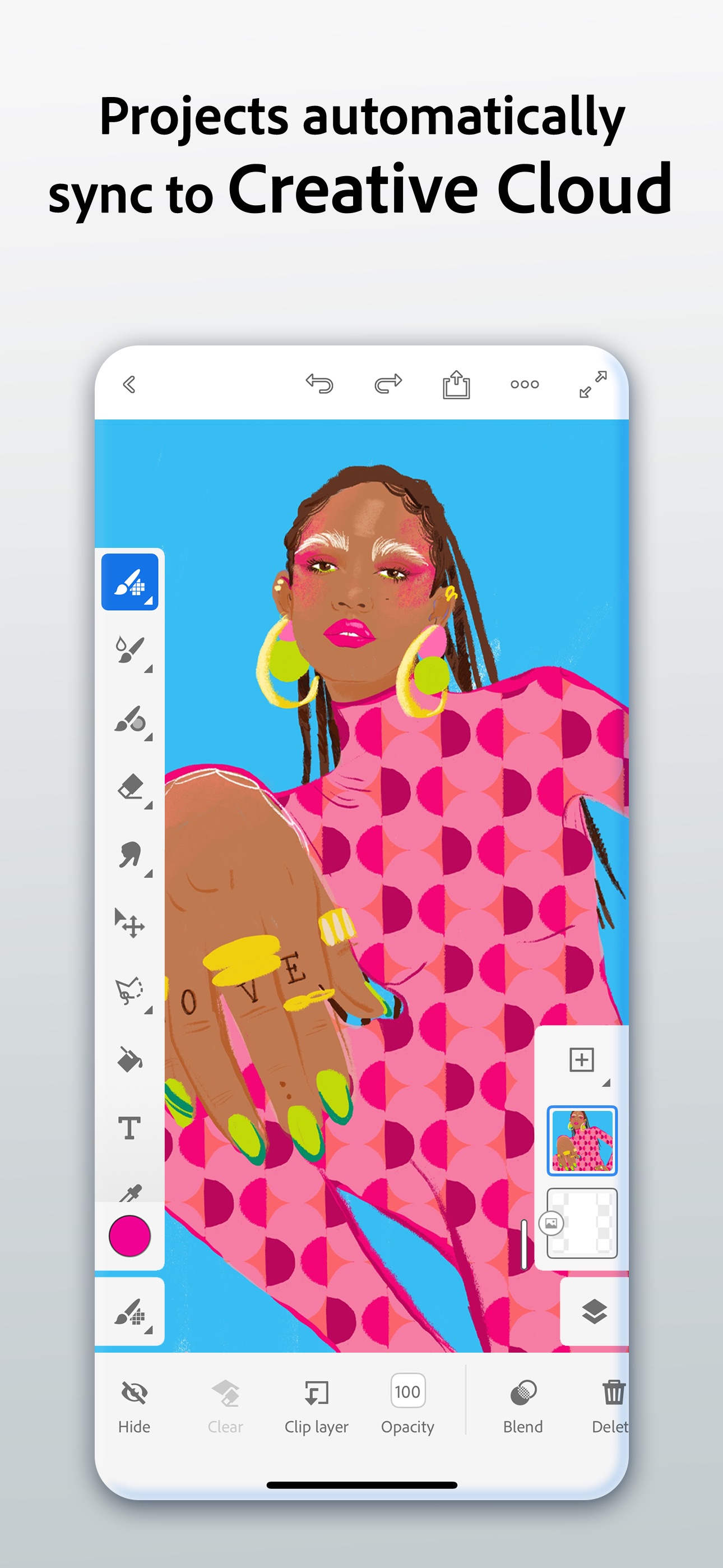 Adobe Fresco iPhone screenshot 5