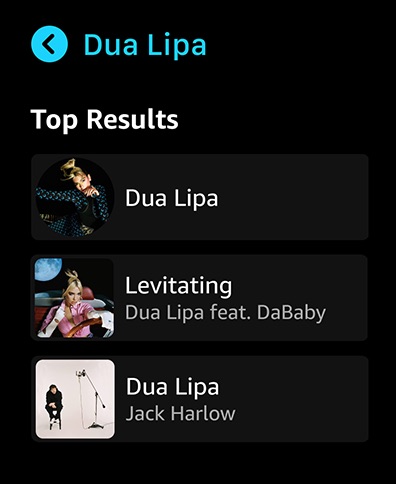 Amazon Music: Songs & Podcasts Apple Watch screenshot 4