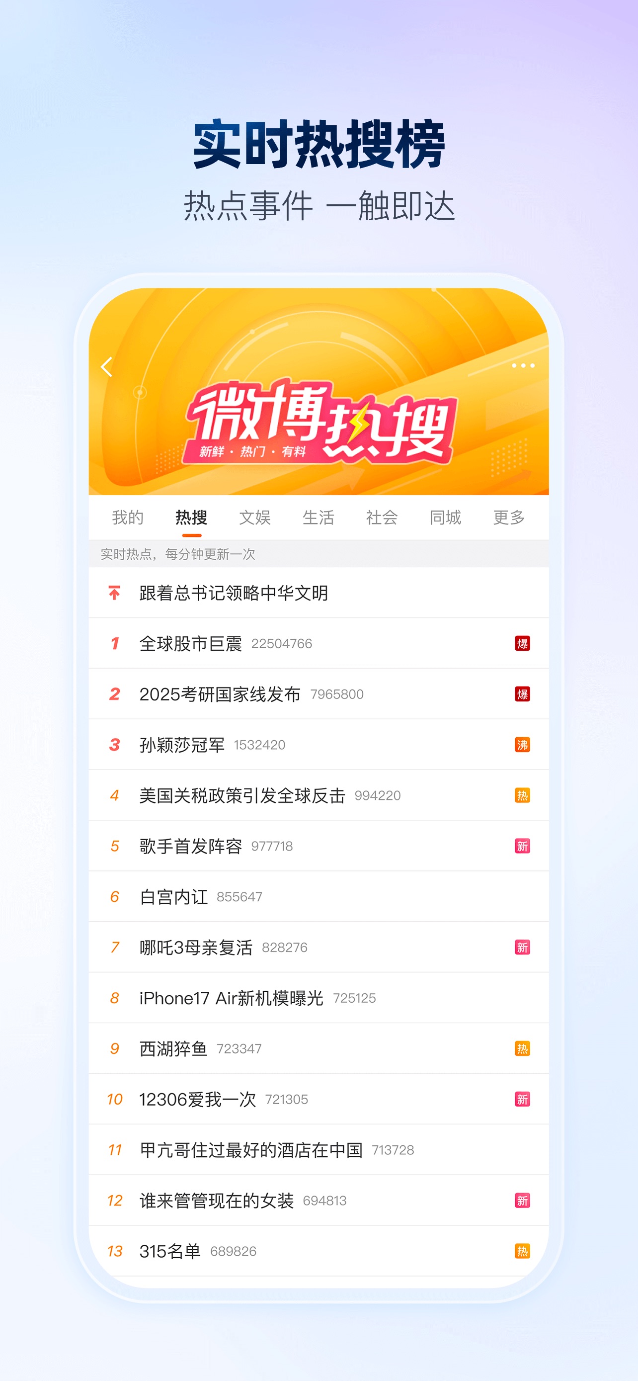 微博 iPhone screenshot 2
