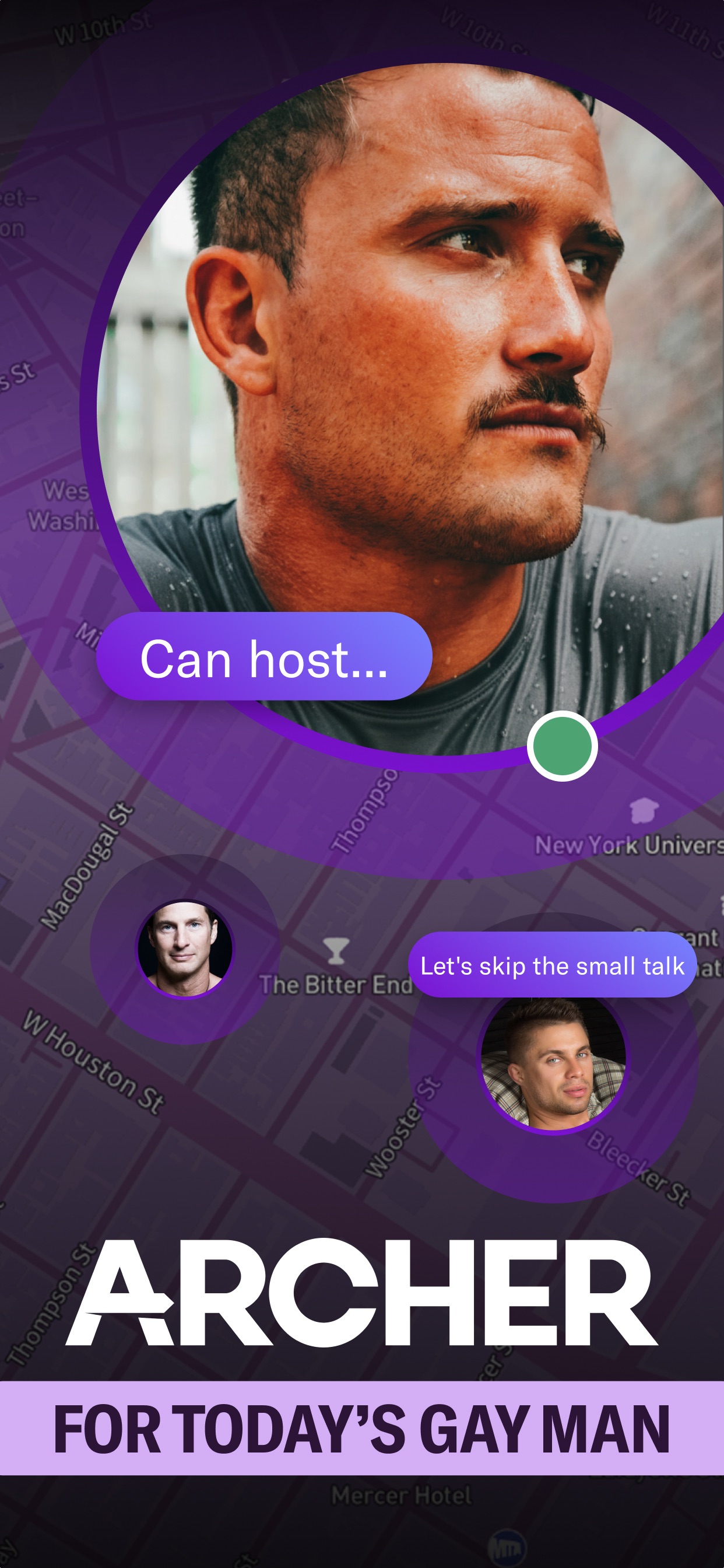 Archer: Gay Dating & Chat iPhone screenshot 1