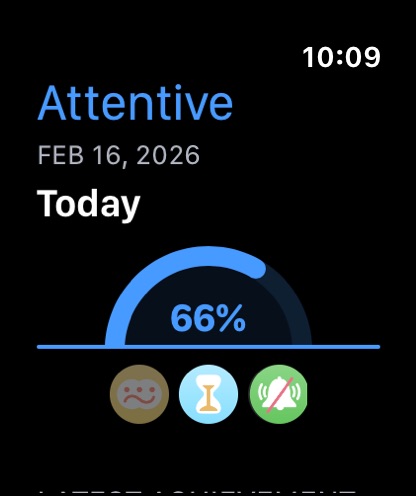 Attentive - Digital Wellness Apple Watch screenshot 1