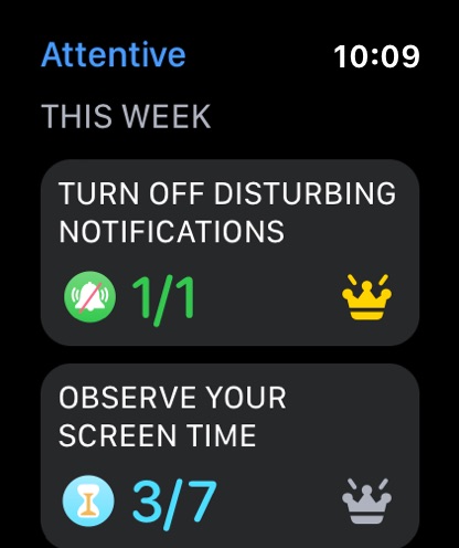 Attentive - Digital Wellness Apple Watch screenshot 4