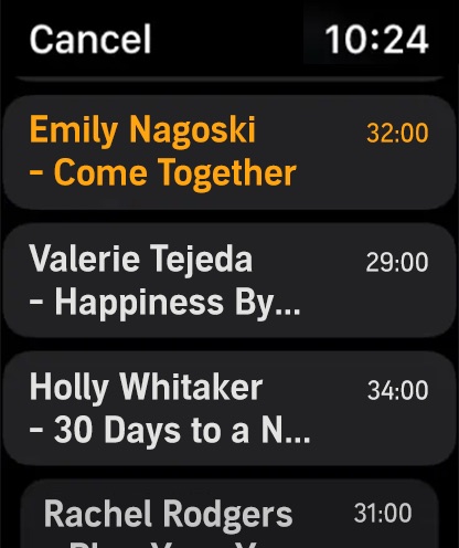 Audible: Audiobooks & Podcasts Apple Watch screenshot 2