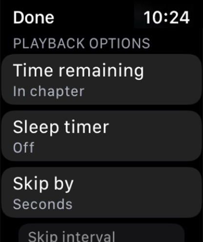 Audible: Audiobooks & Podcasts Apple Watch screenshot 3