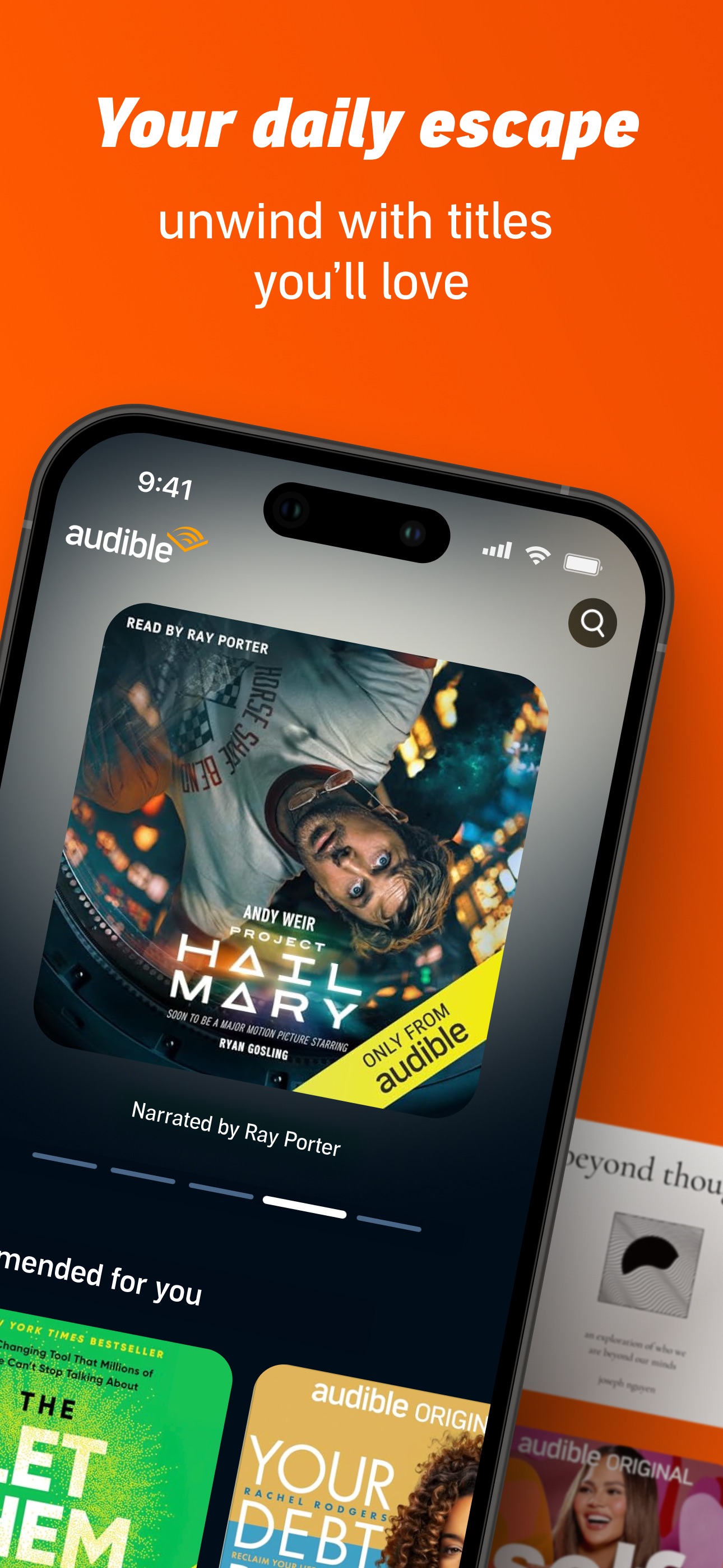 Audible: Audiobooks & Podcasts iPhone screenshot 2