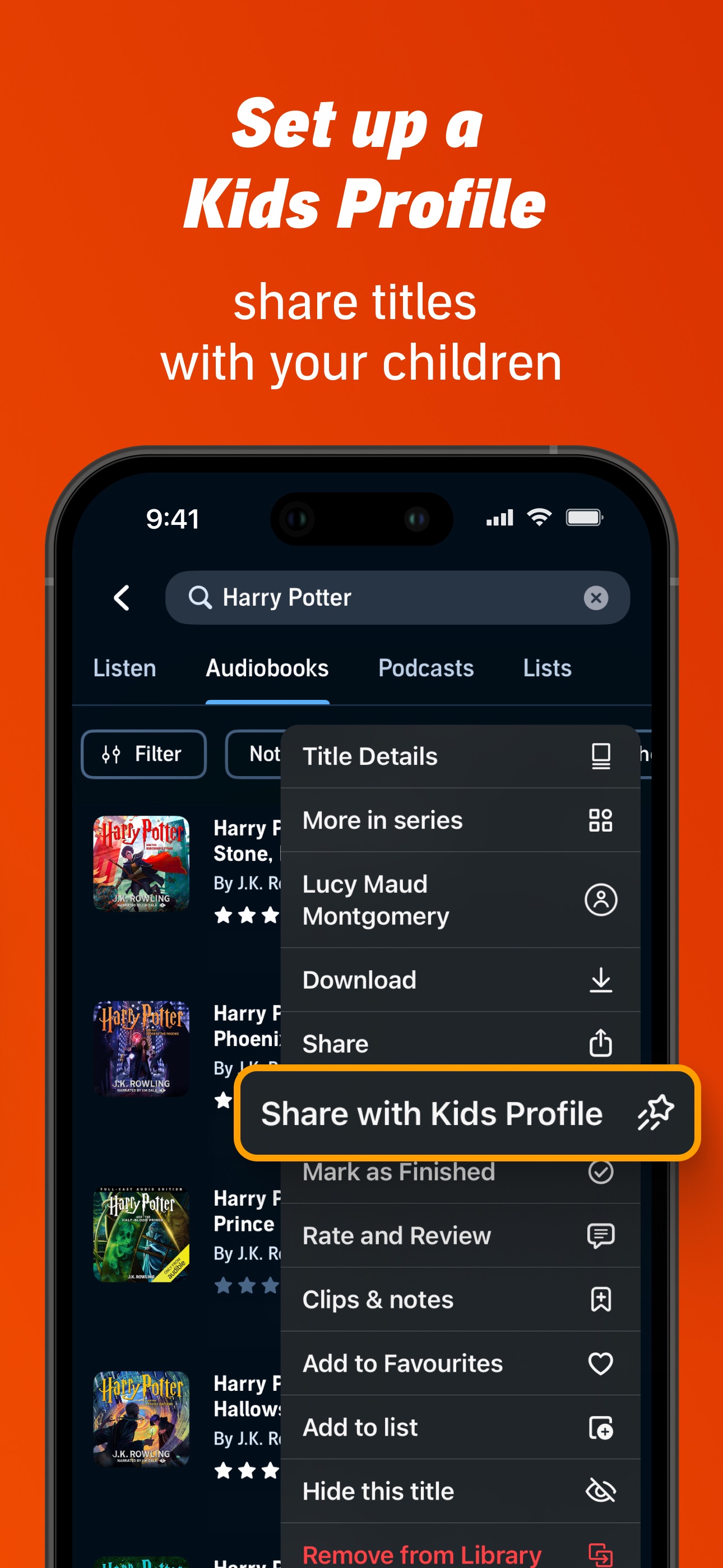 Audible: Audiobooks & Podcasts iPhone screenshot 4