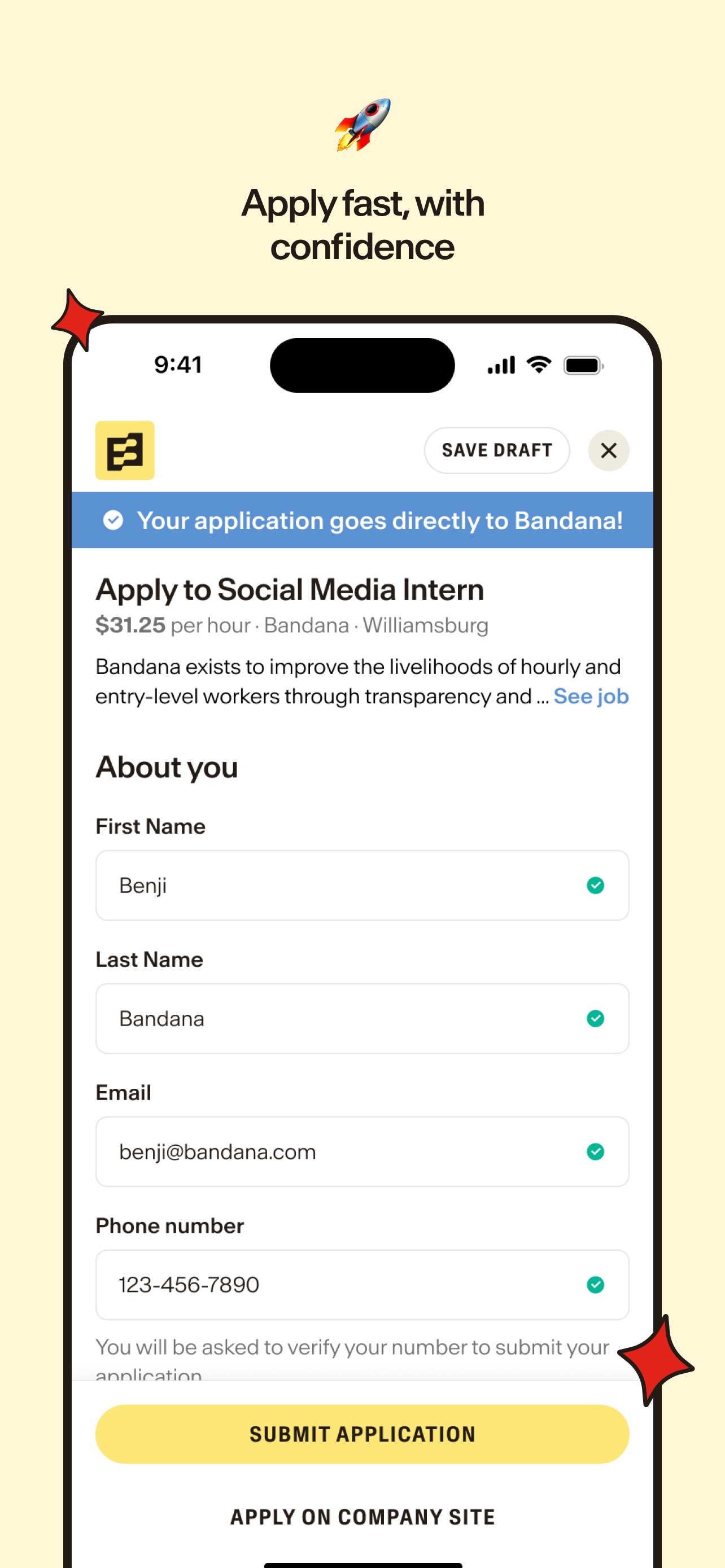 Bandana Job Search iPhone screenshot 5