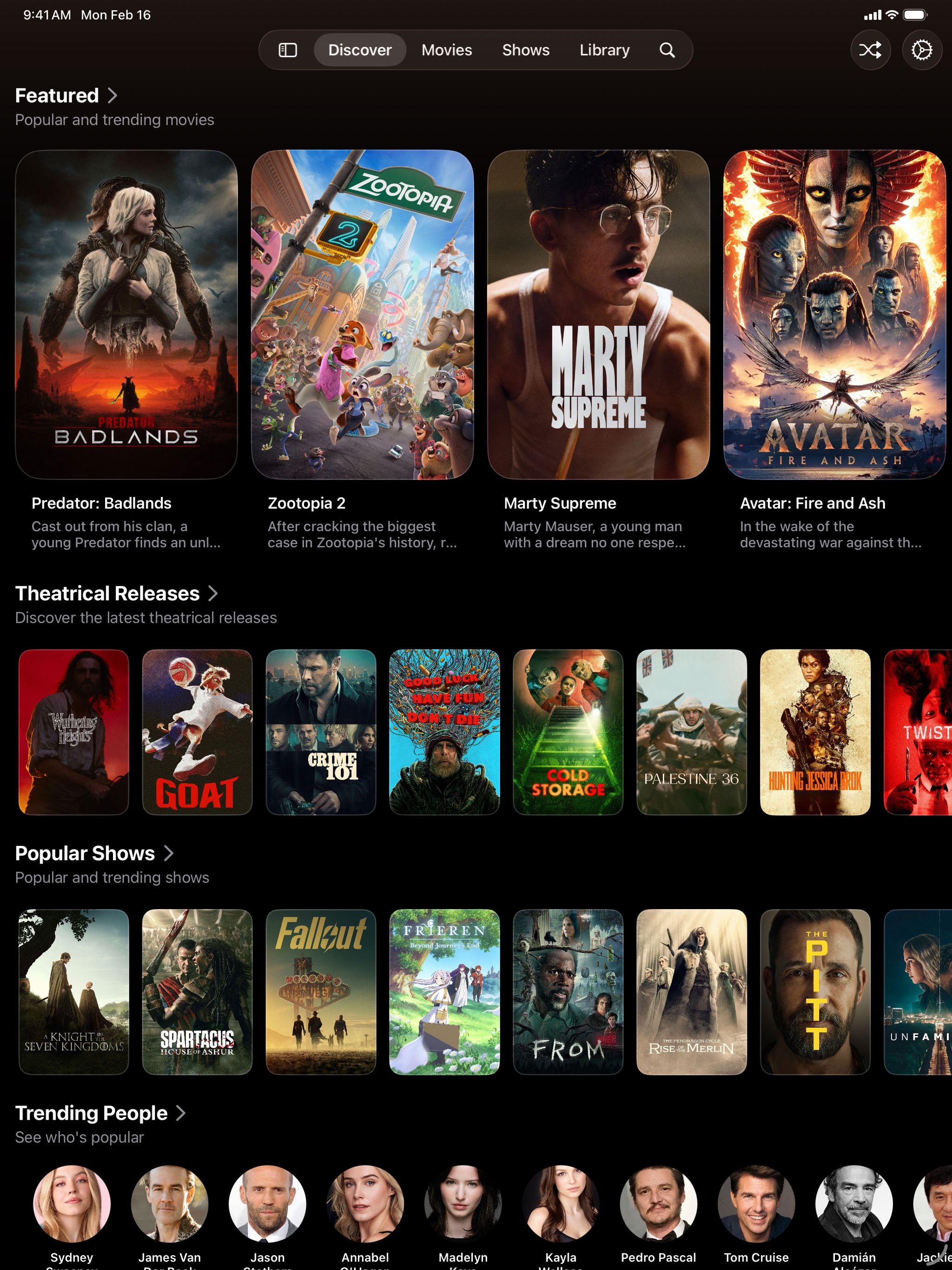Binge: Movies and Shows iPad screenshot 2