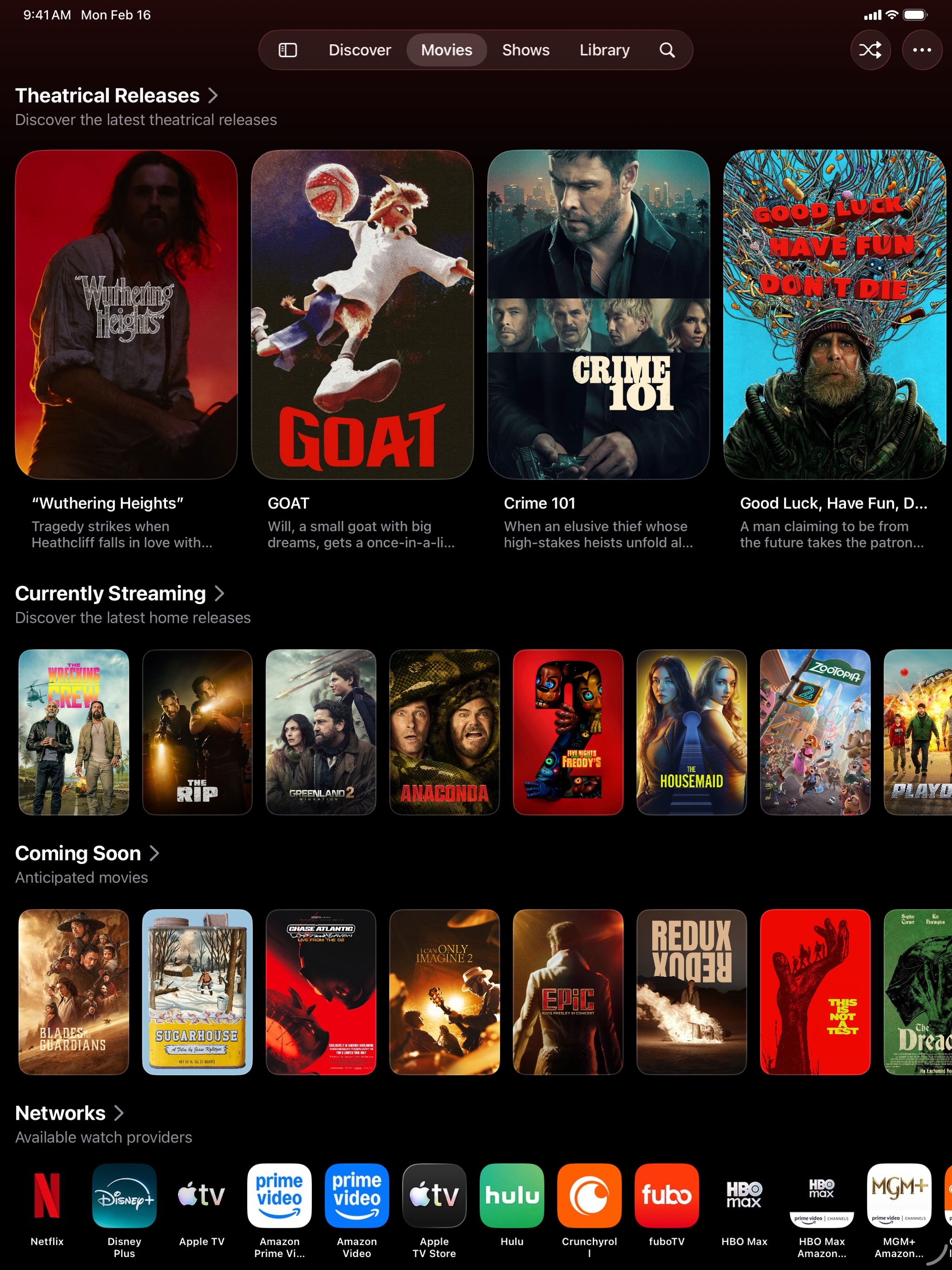 Binge: Movies and Shows iPad screenshot 3