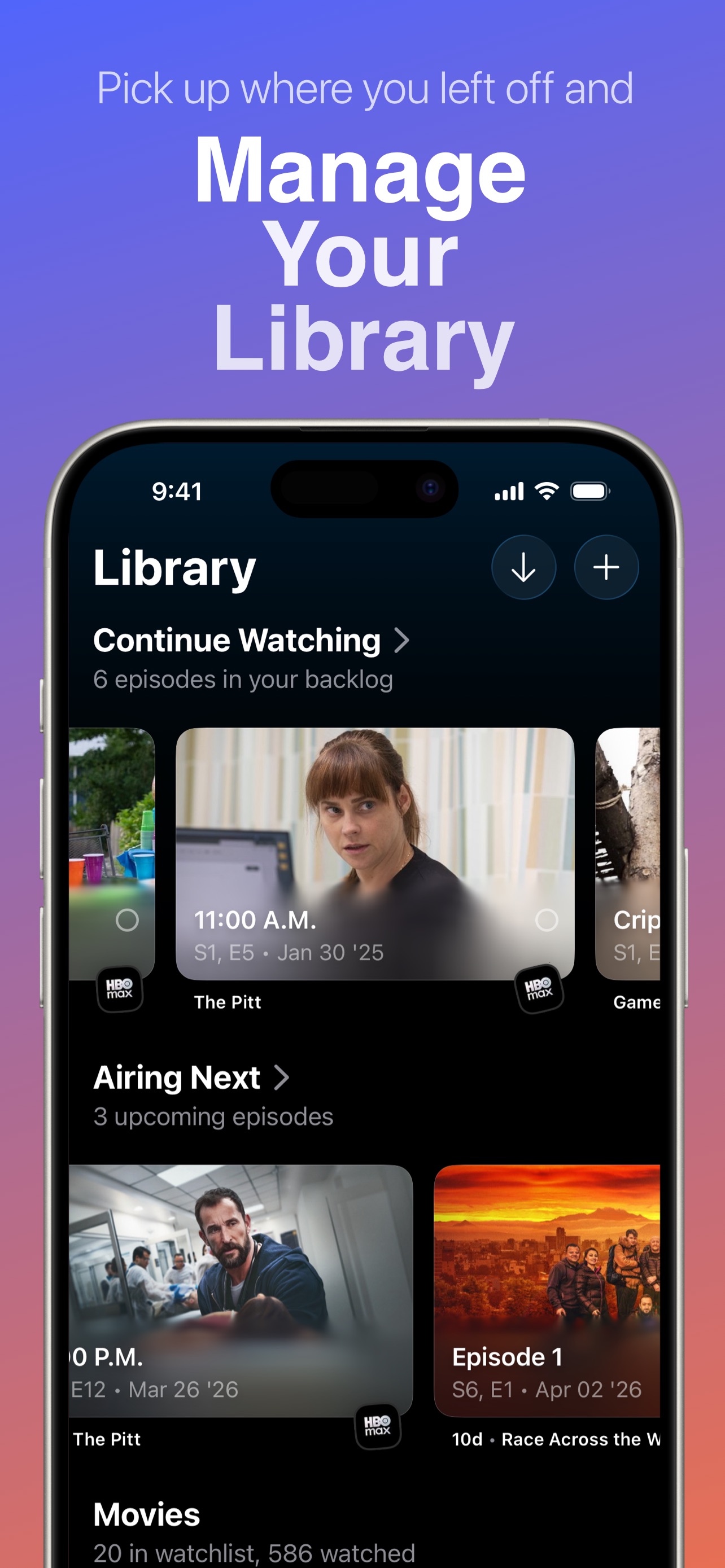 Binge: Movies and Shows iPhone screenshot 5