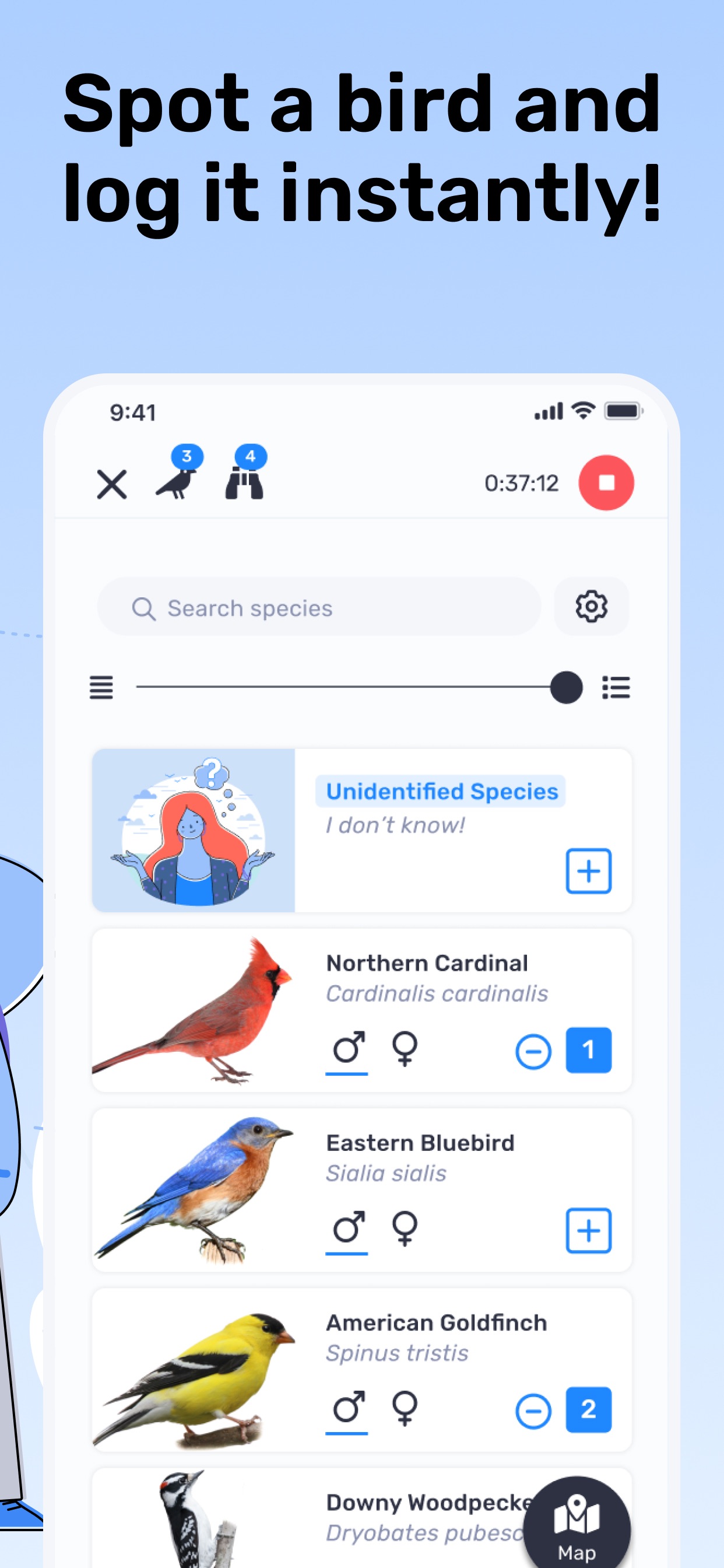 Birda - Bird Watching, Birding iPhone screenshot 2