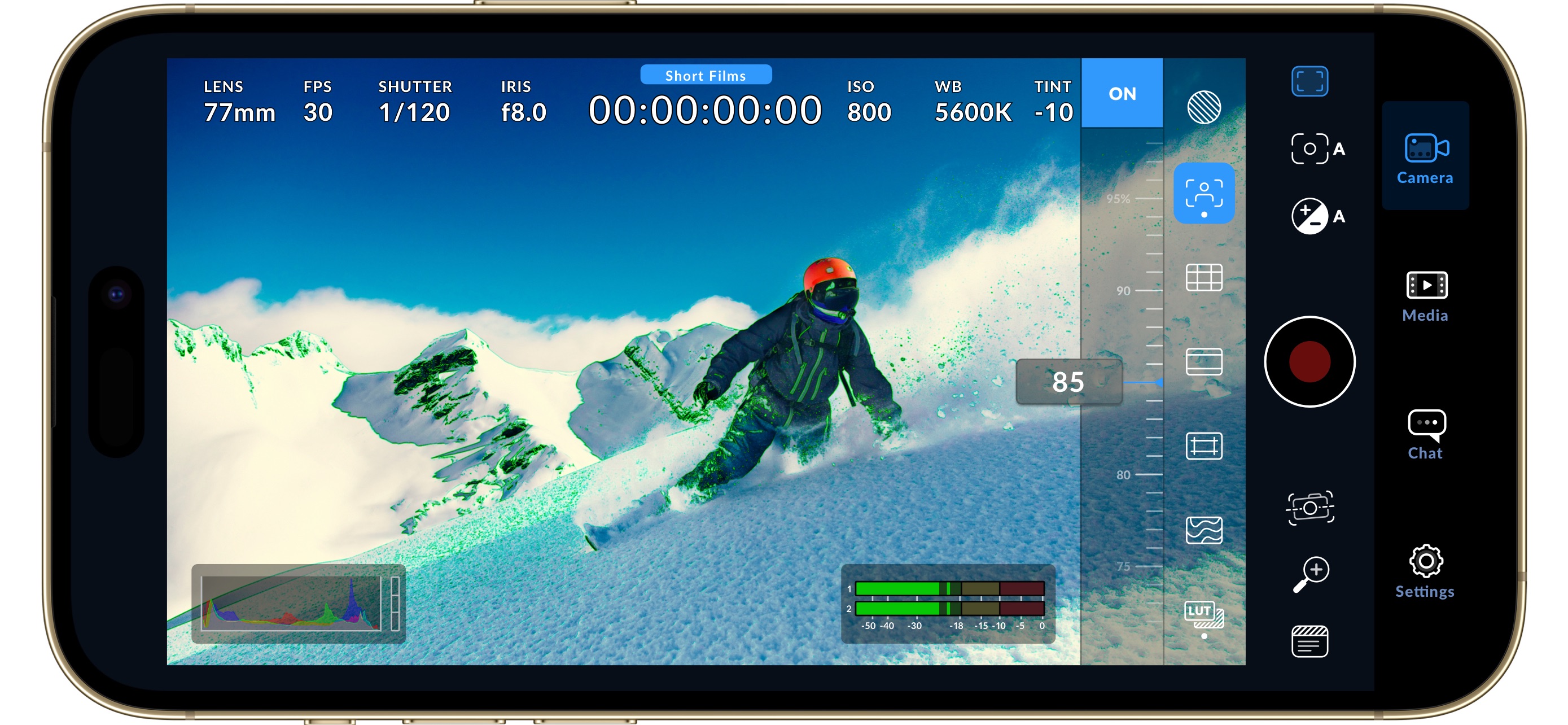 Blackmagic Camera iPhone screenshot 3