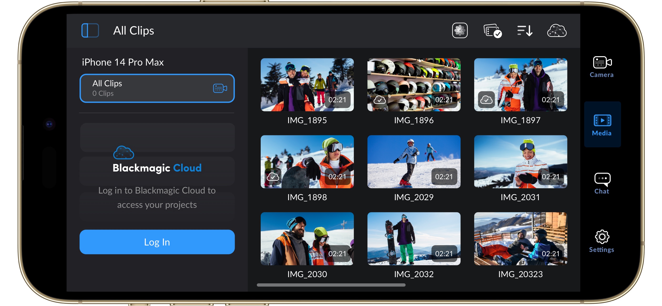Blackmagic Camera iPhone screenshot 5