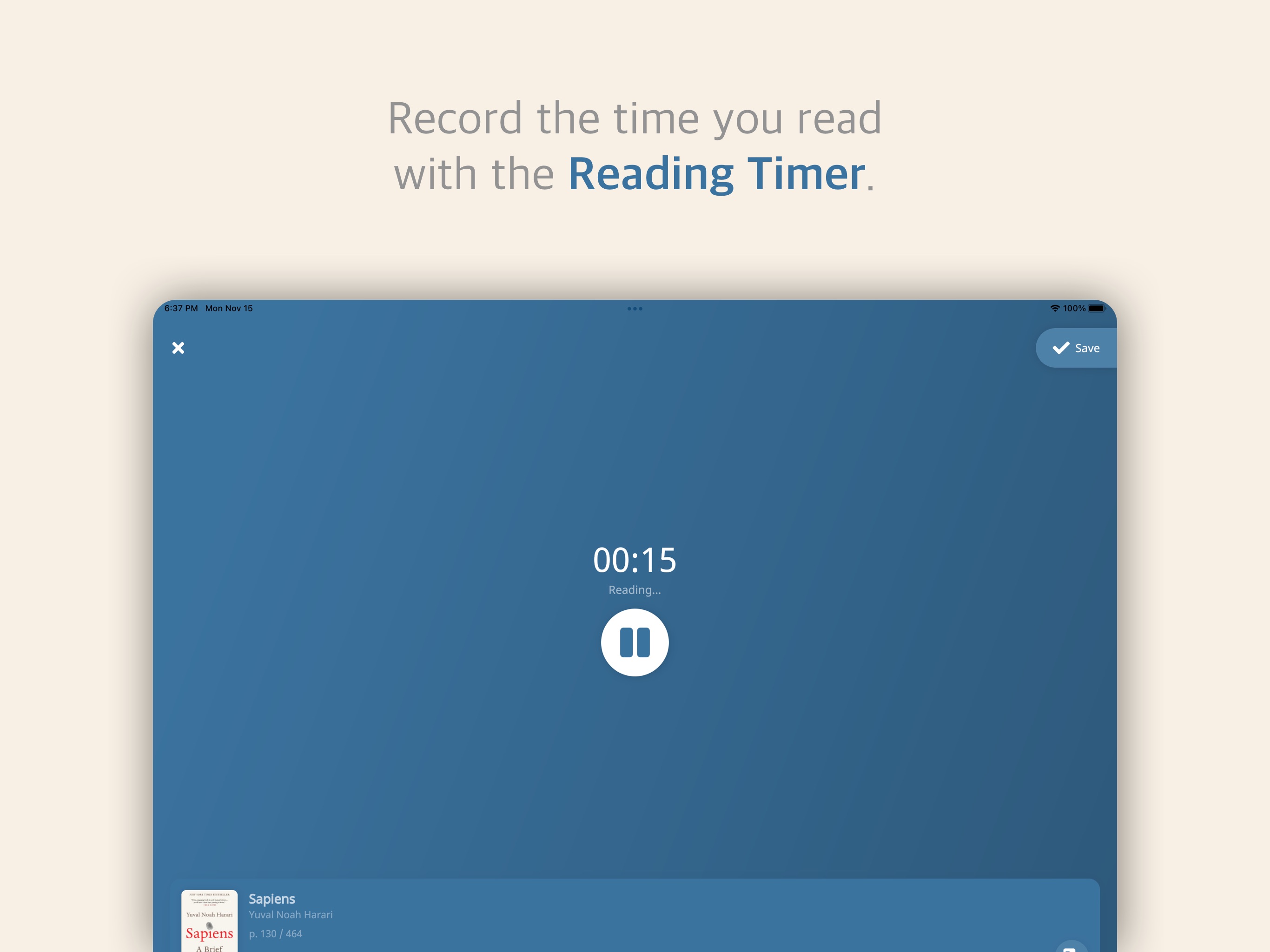 Bookmory - reading tracker iPad screenshot 4