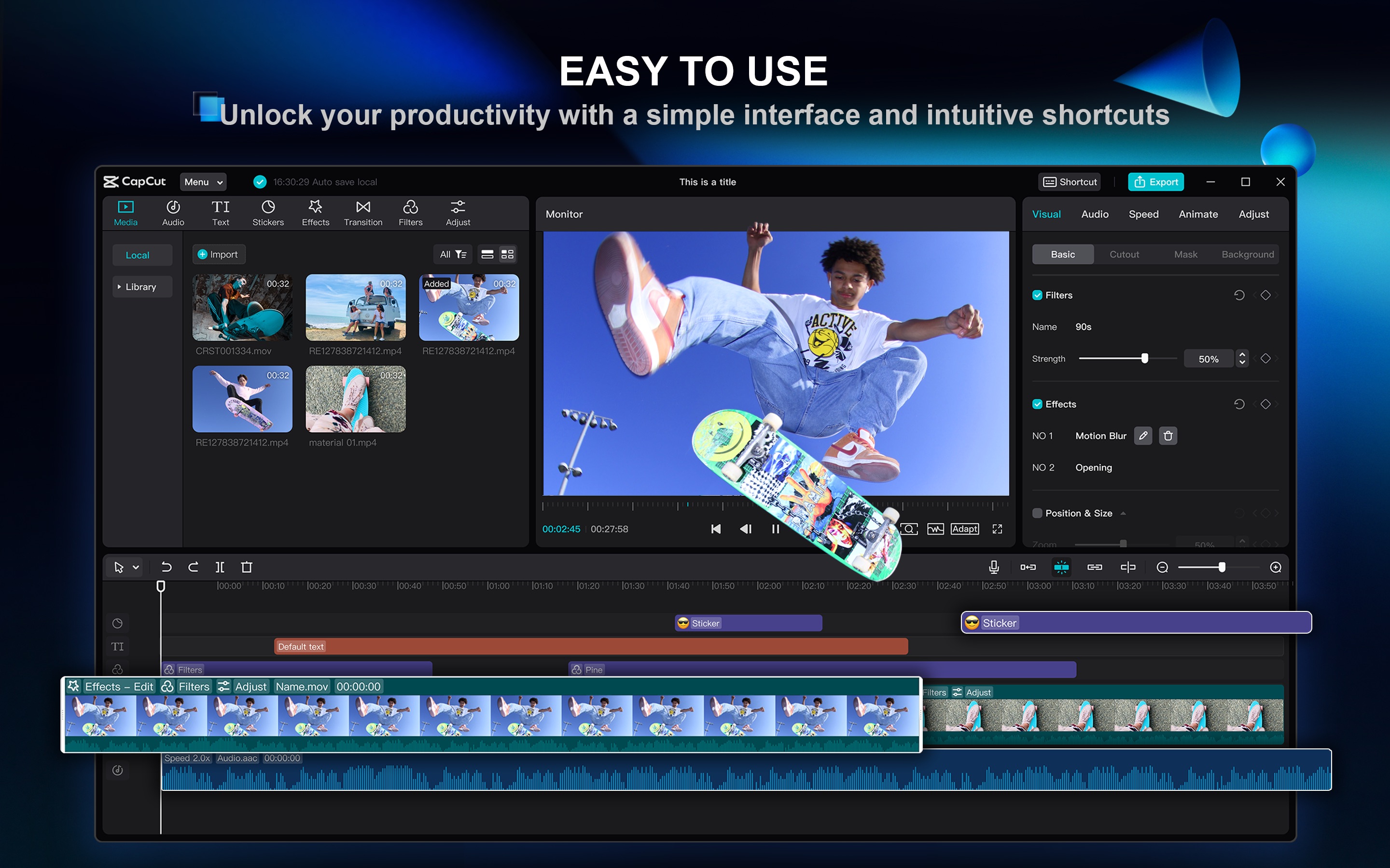 CapCut Mac screenshot 1