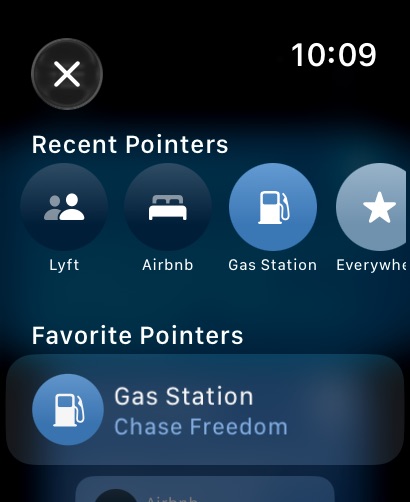 CardPointers for Credit Cards Apple Watch screenshot 4