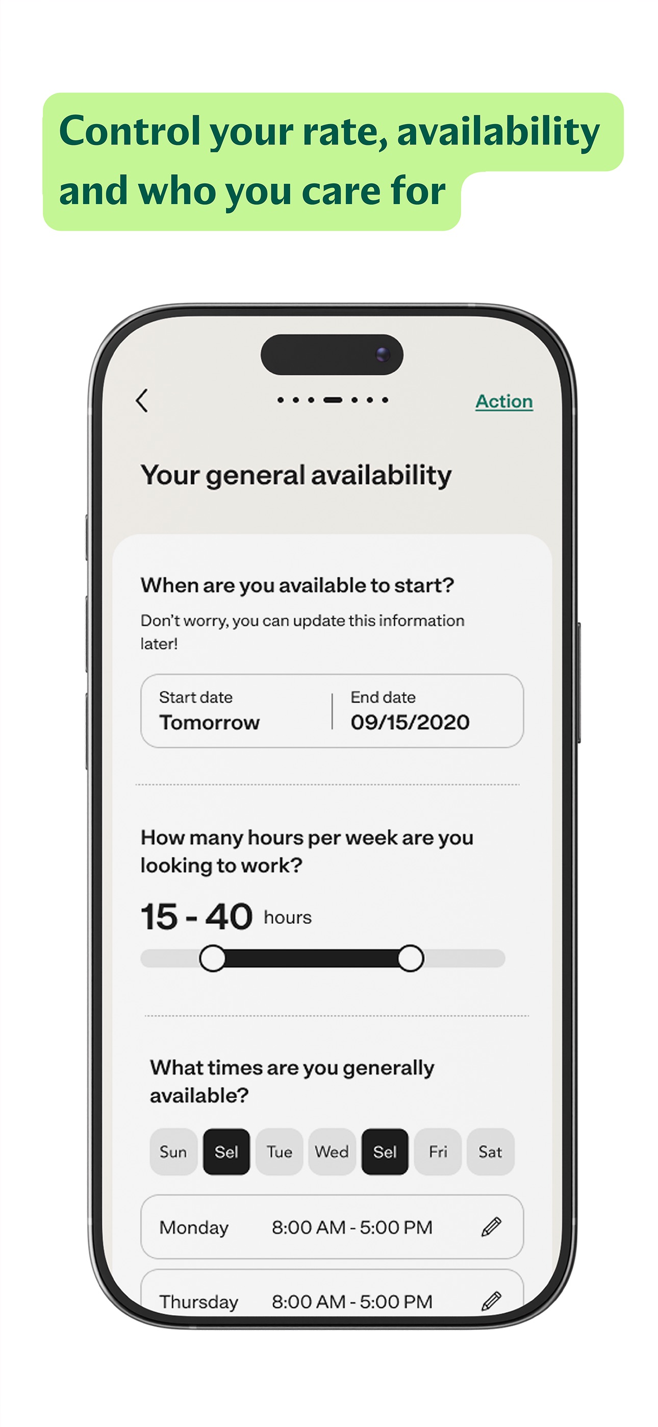 Care.com Caregiver: Find Jobs iPhone screenshot 3
