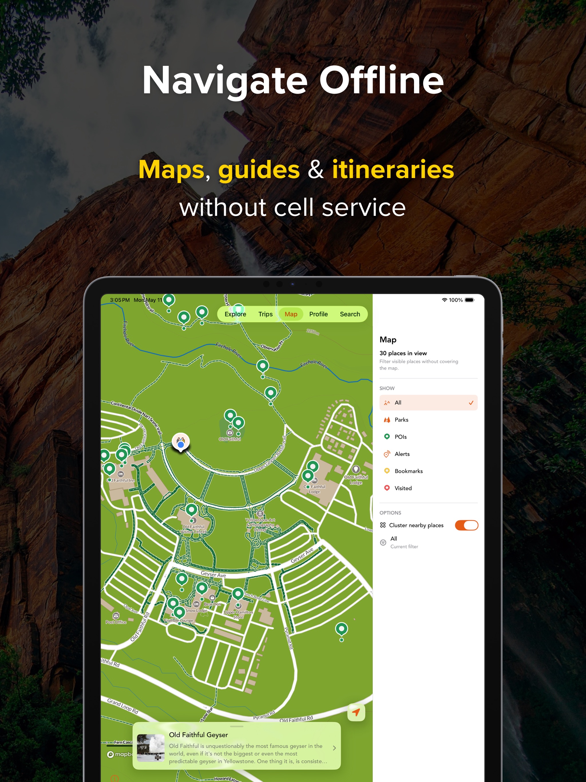Chimani: National Parks iPad screenshot 5