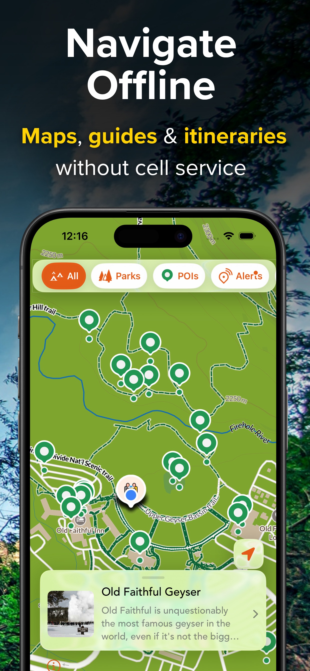 Chimani: National Parks iPhone screenshot 5