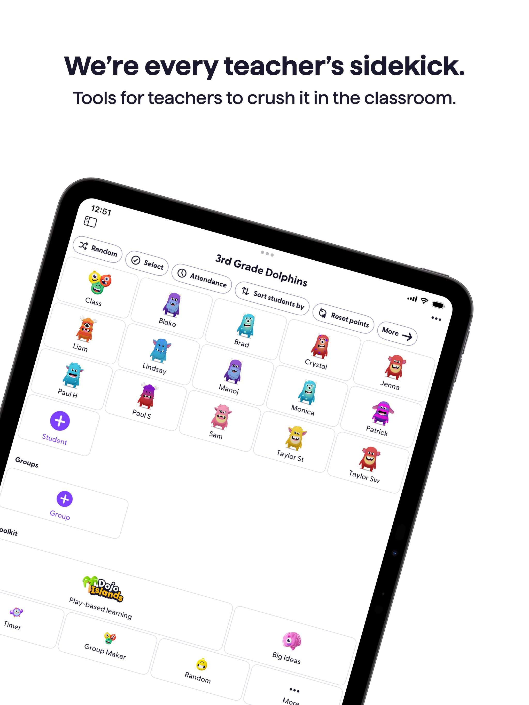 ClassDojo iPad screenshot 1