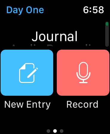 Day One: Daily Journal & Diary Apple Watch screenshot 2