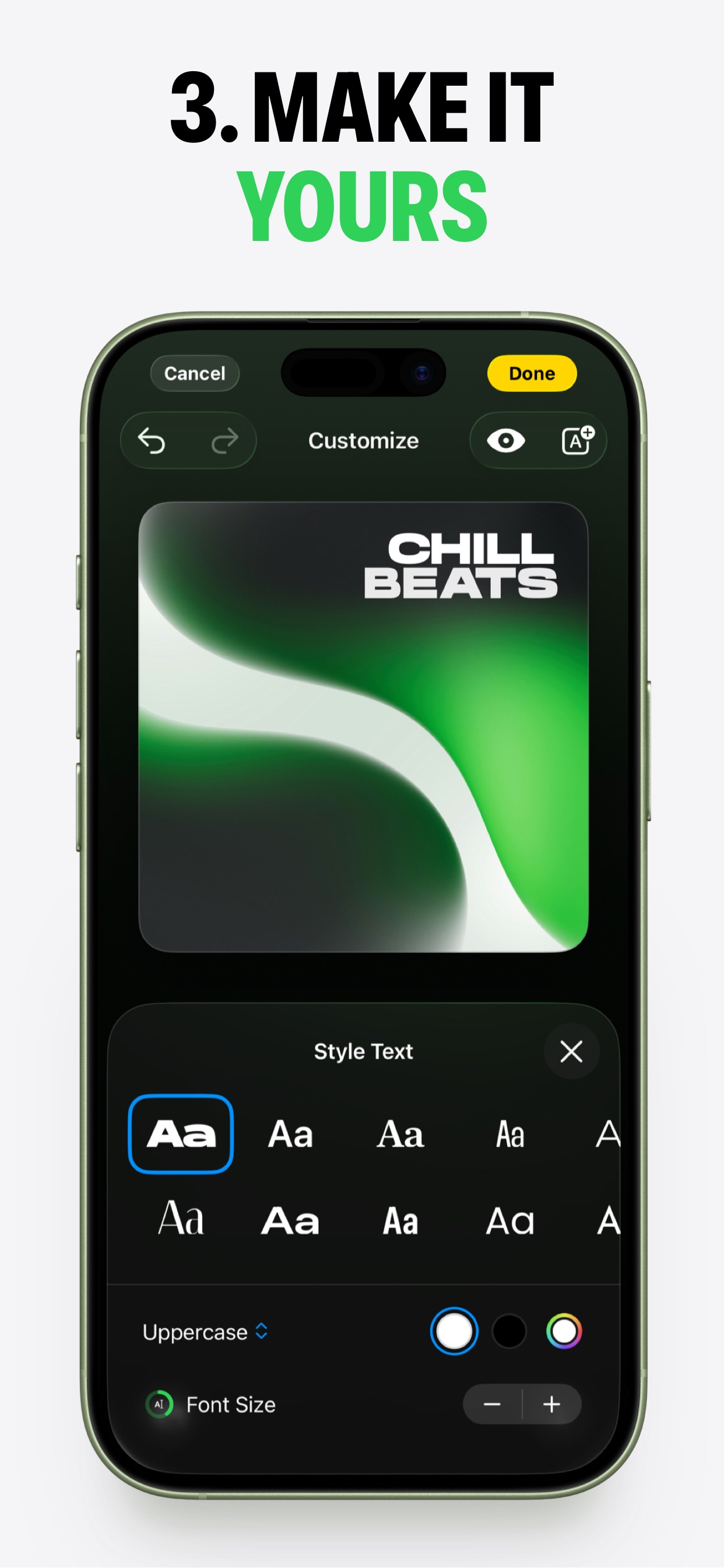 Denim - Playlist Cover Maker iPhone screenshot 6