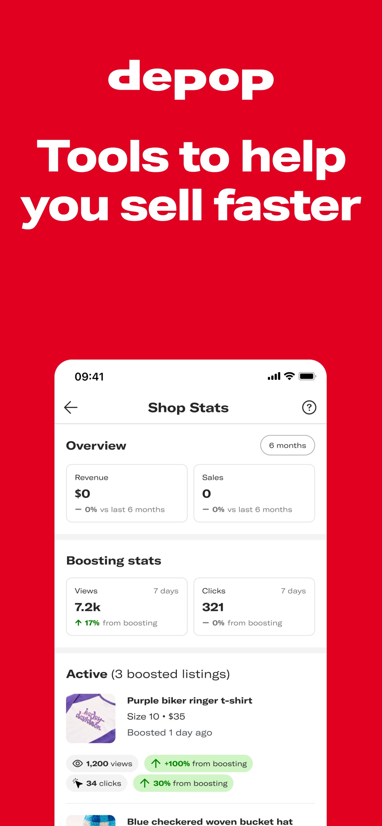 Depop iPhone screenshot 4