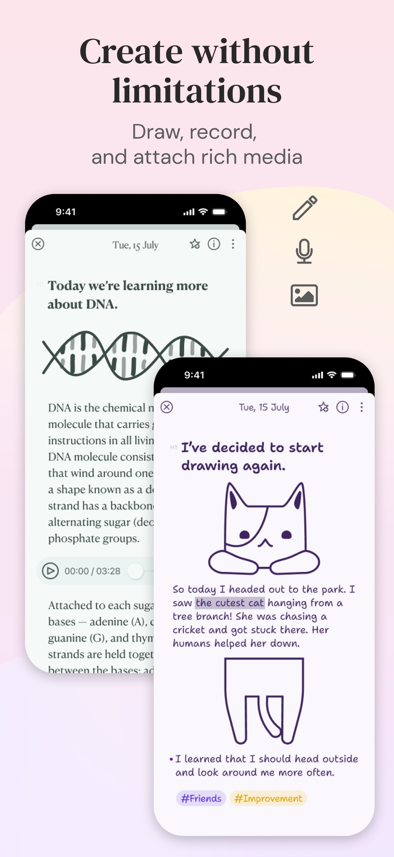 Diarly iPhone screenshot 5