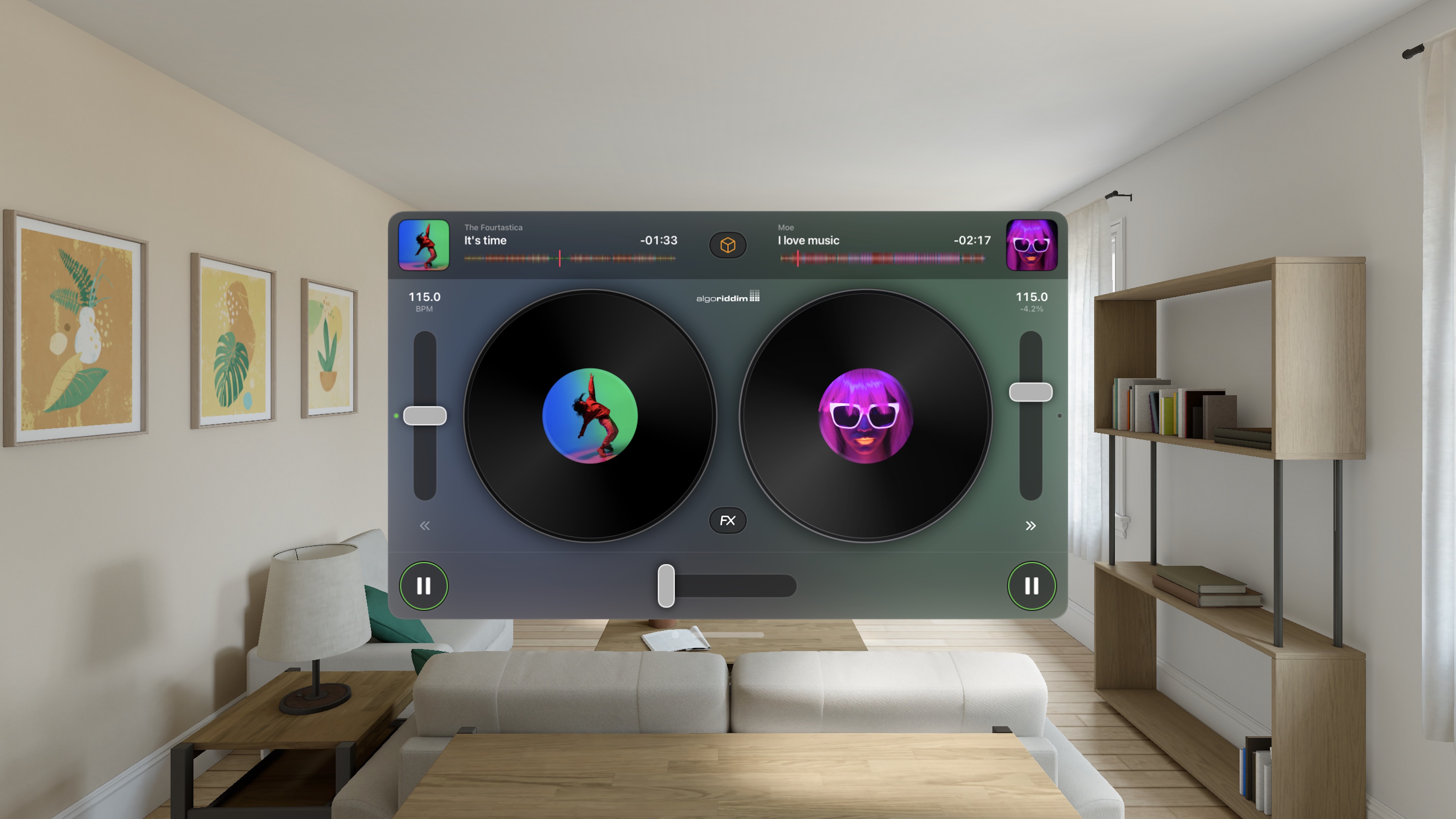djay Apple Vision screenshot 4