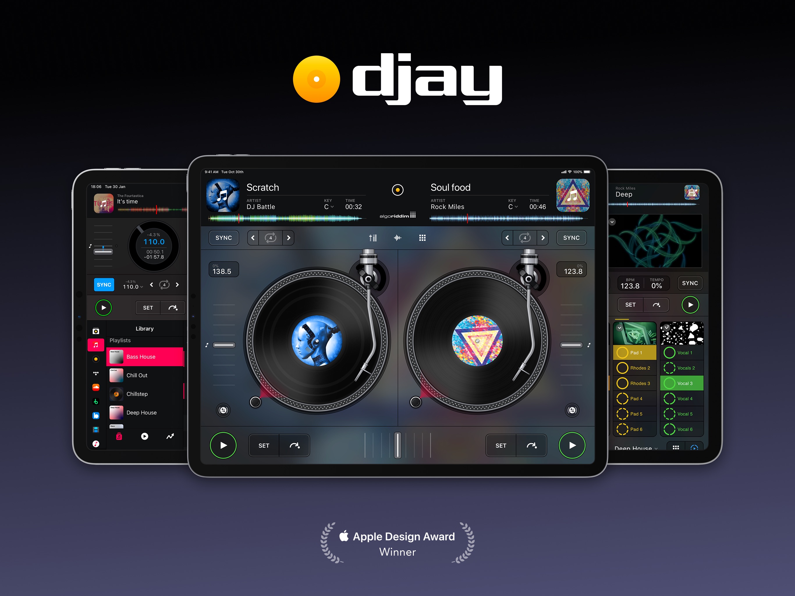 djay iPad screenshot 2