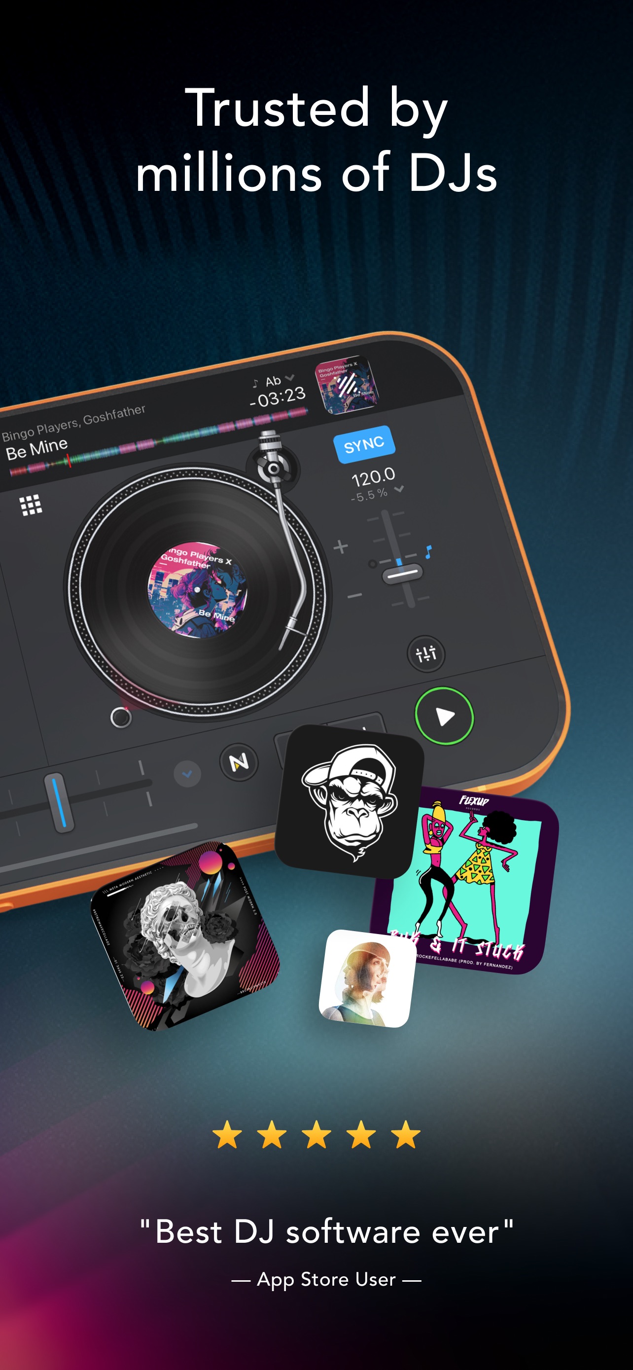 djay iPhone screenshot 3