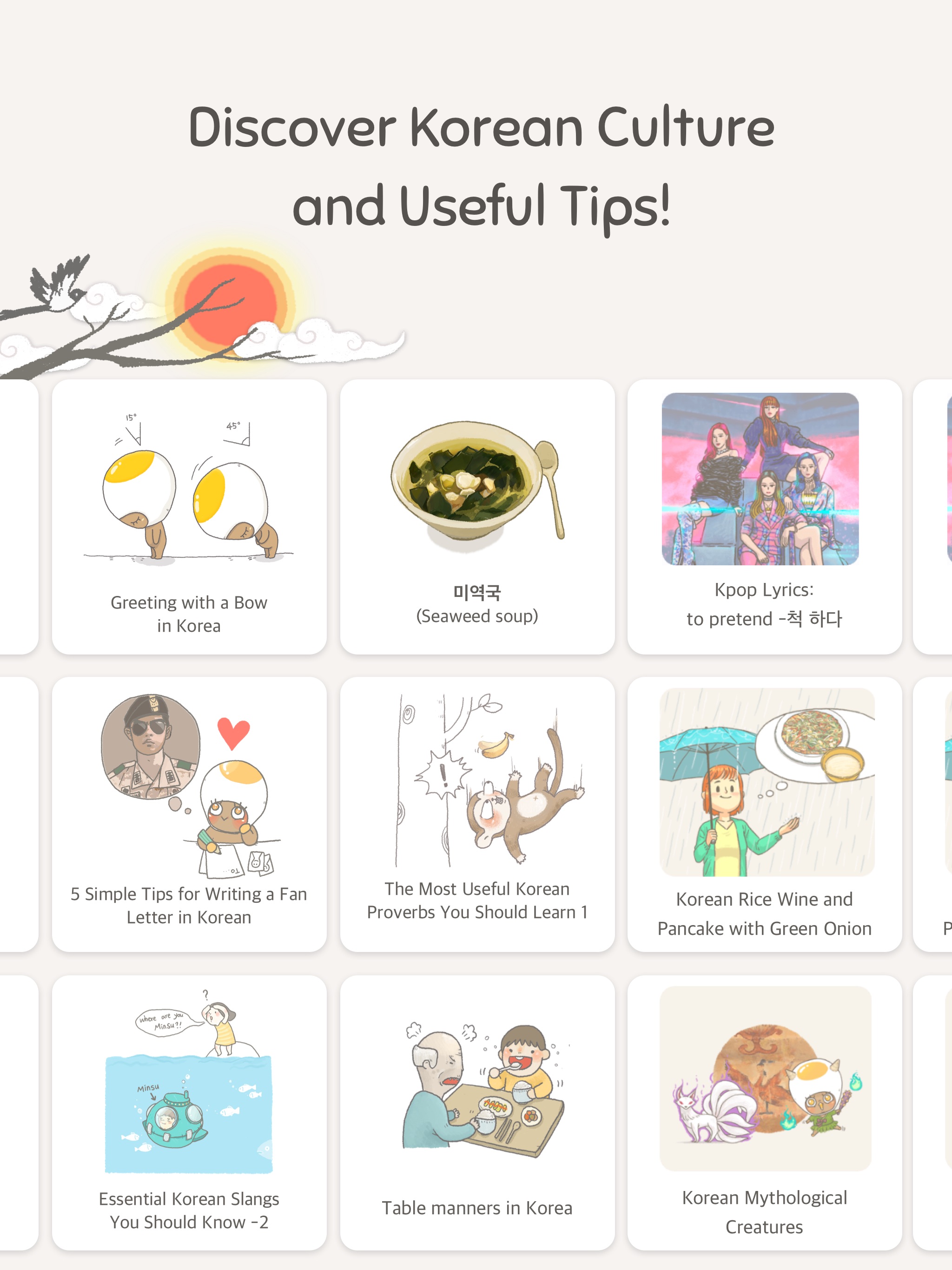 Eggbun: Learn Korean Fun iPad screenshot 5
