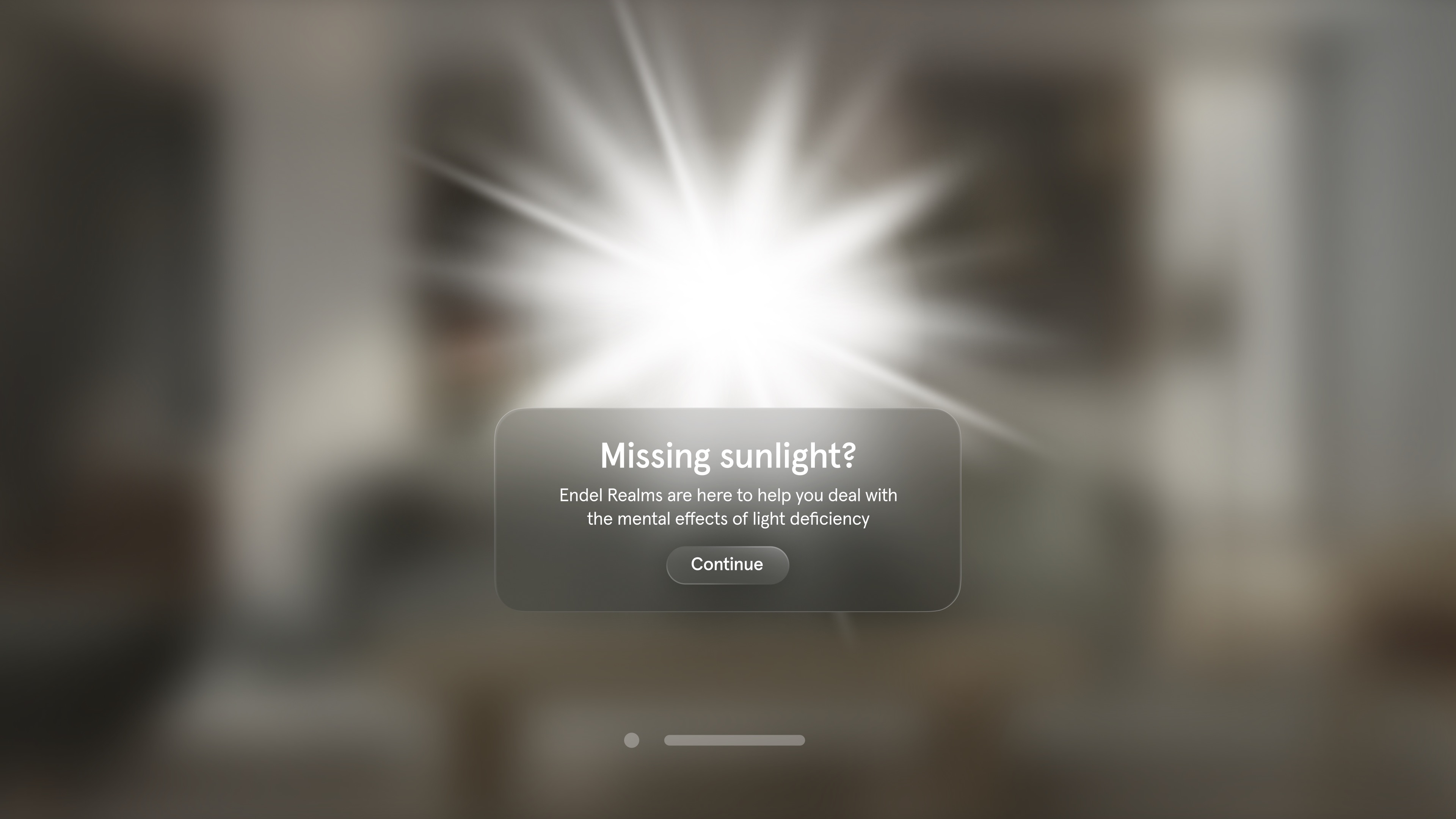 Endel: Focus & Sleep Sounds Apple Vision screenshot 2