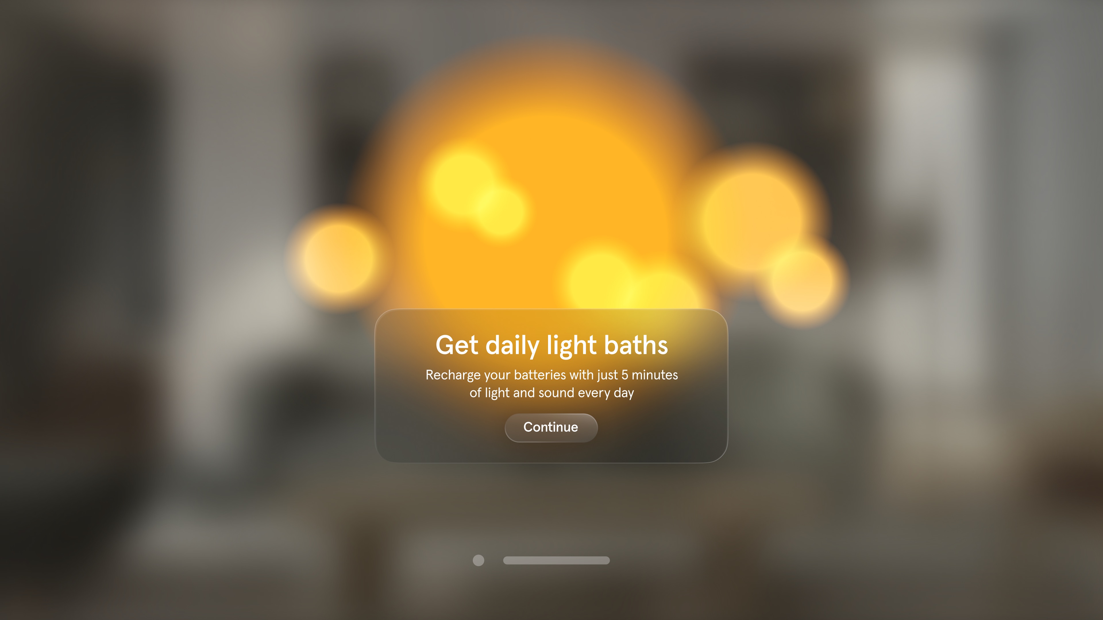 Endel: Focus & Sleep Sounds Apple Vision screenshot 3