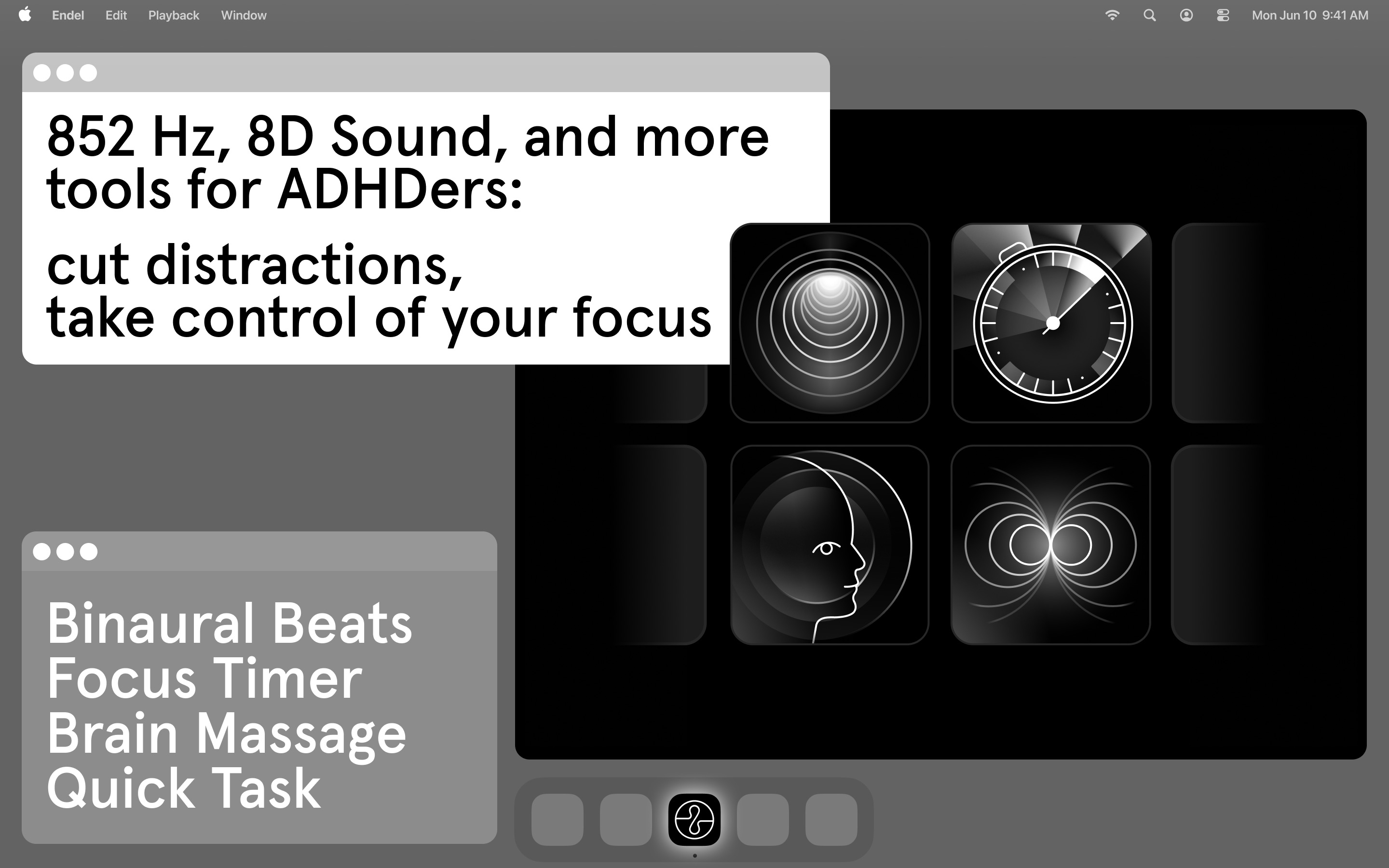 Endel: Focus & Sleep Sounds Mac screenshot 2