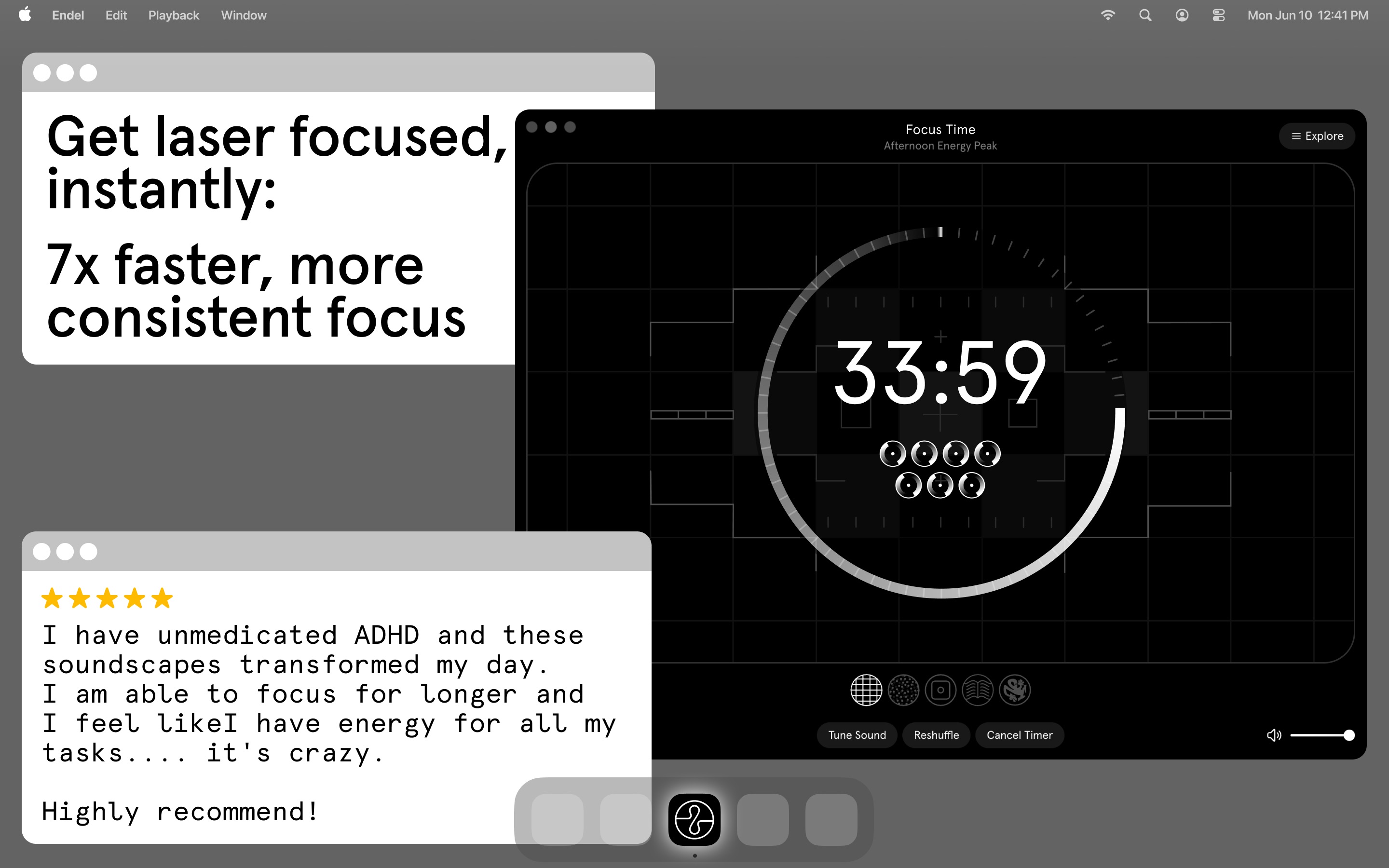 Endel: Focus & Sleep Sounds Mac screenshot 3