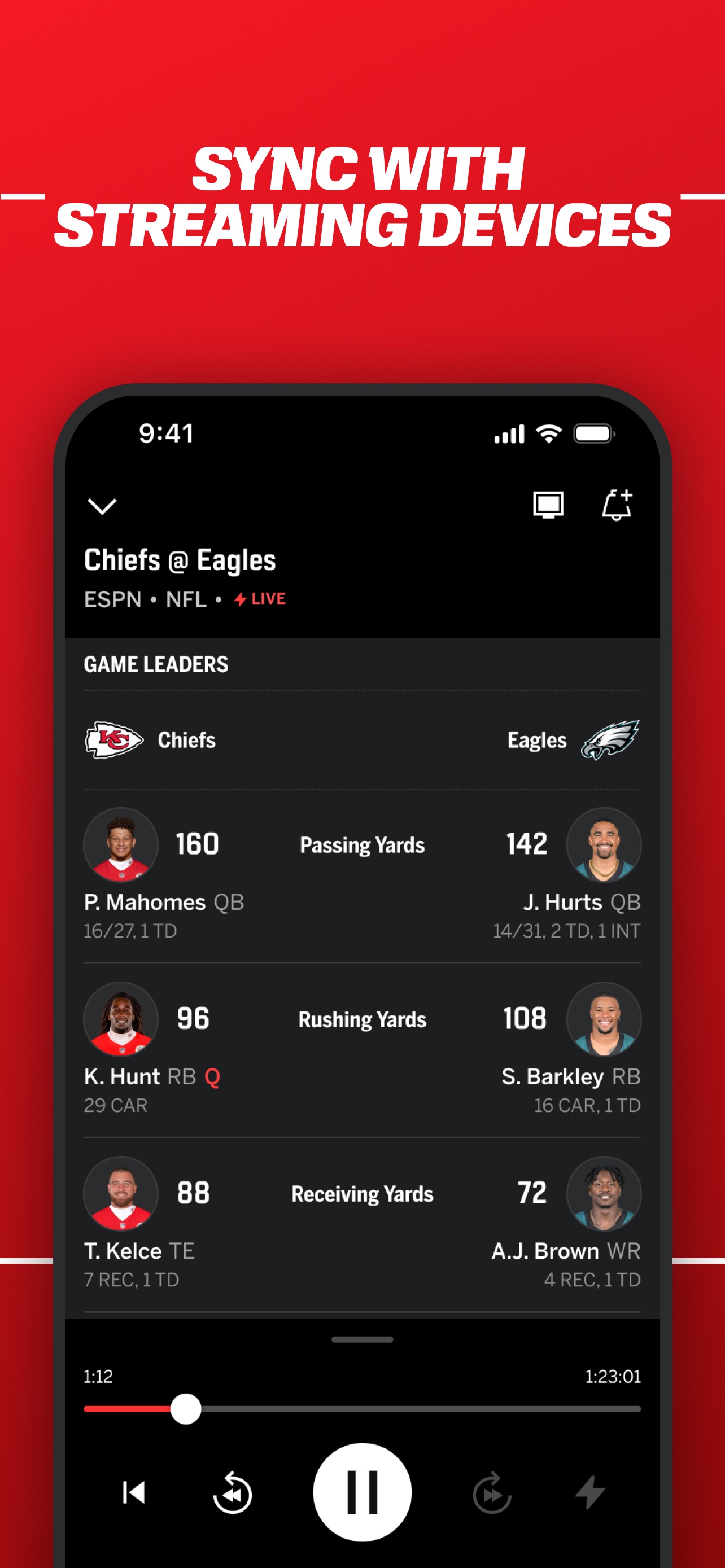 ESPN: Live Sports & Scores iPhone screenshot 6
